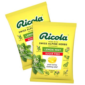Ricola Sugar Free Lemon Mint Throat Drops