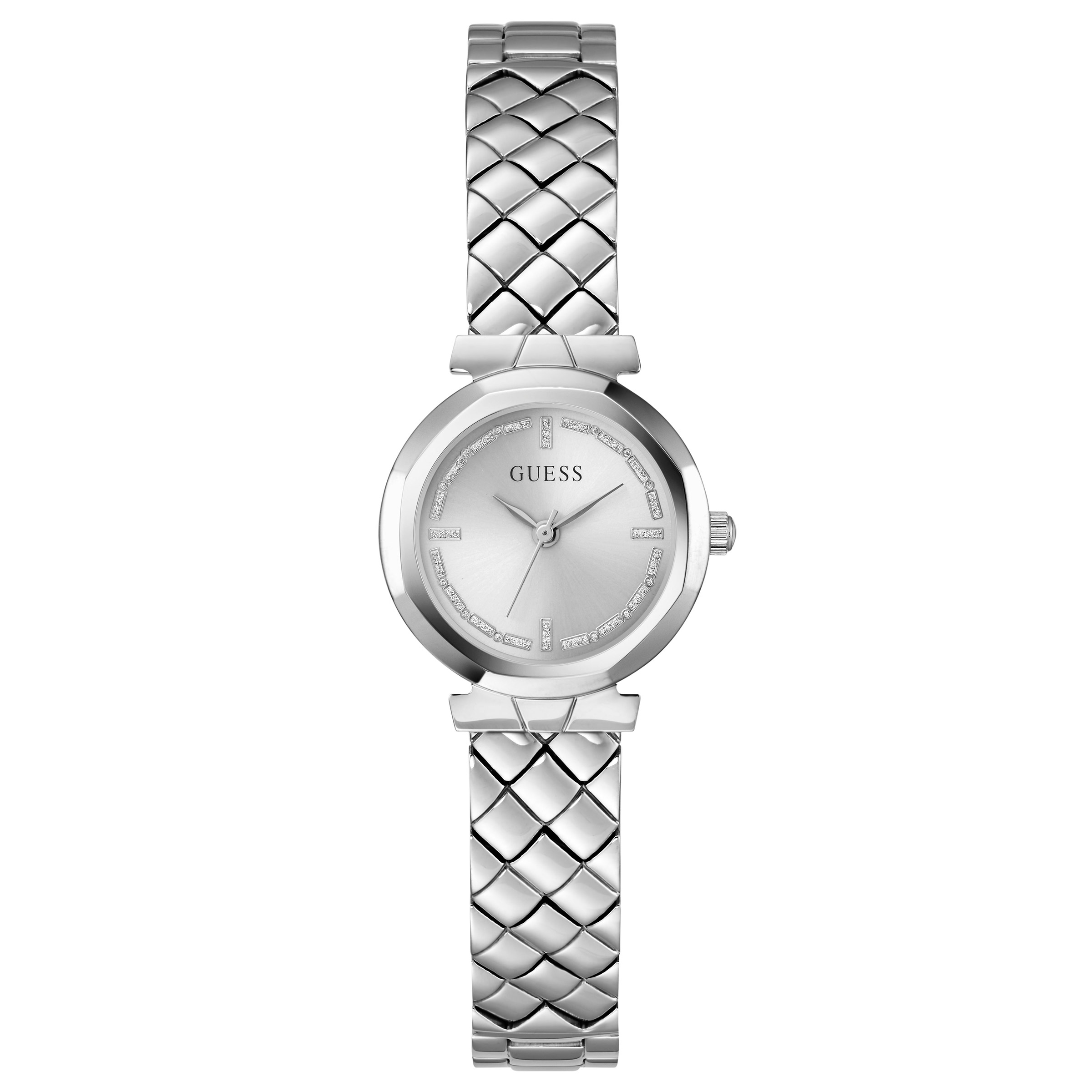 GUESS Silver-Tone Dial Women's Watch