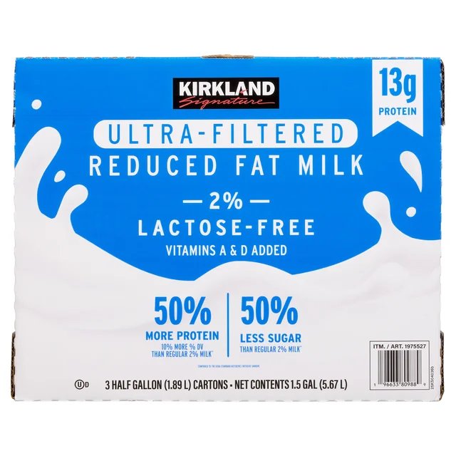 KIRKLAND SIGNATURE ULTRA-FILTERED 2% MILK LACTOSE FREE 3/64 OZ