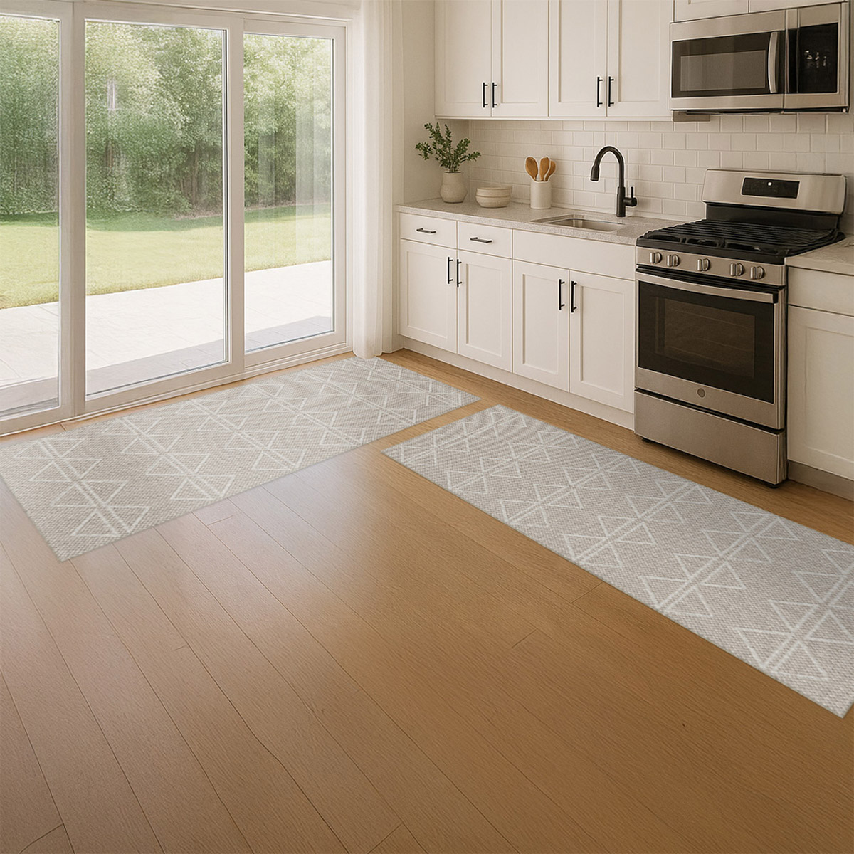 Lyon Runner by Baldosa  Beige Shore  2’ x 6’  2-pack