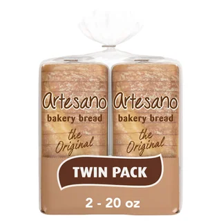 ARTESANO WHITE BREAD 2/20 OUNCE LOAVES