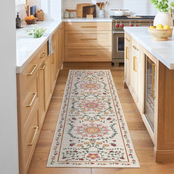 Ruggable Flatwoven Washable Suzani Runner Rug, 3'x7' | Costco Ruggable Flatwoven Washable Suzani Runner Rug, 3'x7' | Costco