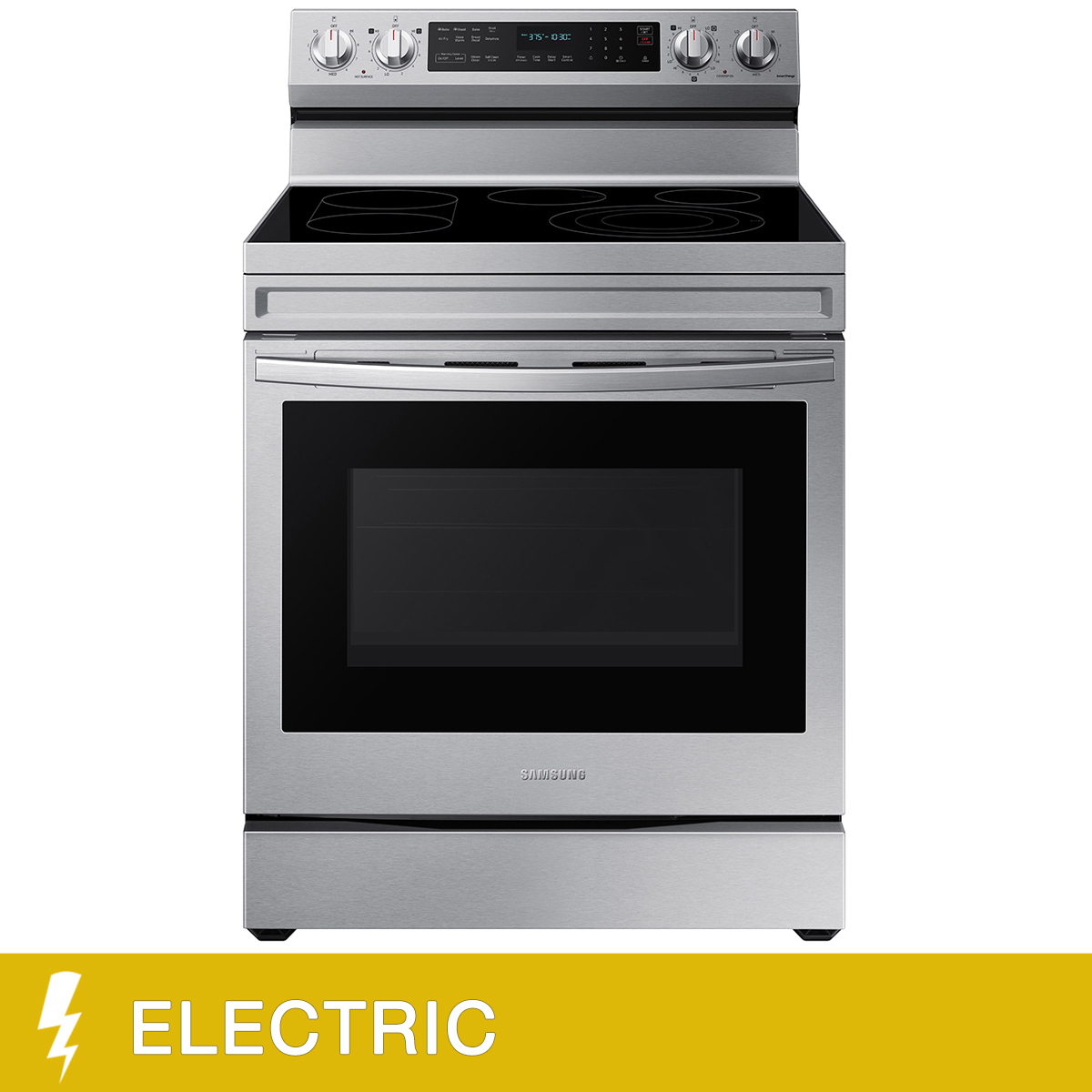 Samsung 30 in 6.3 cu ft. Electric Range with Air Fry and Built-in Wi-Fi