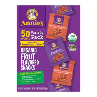 Organic Annie's Fruit Snacks Variety, 50-count