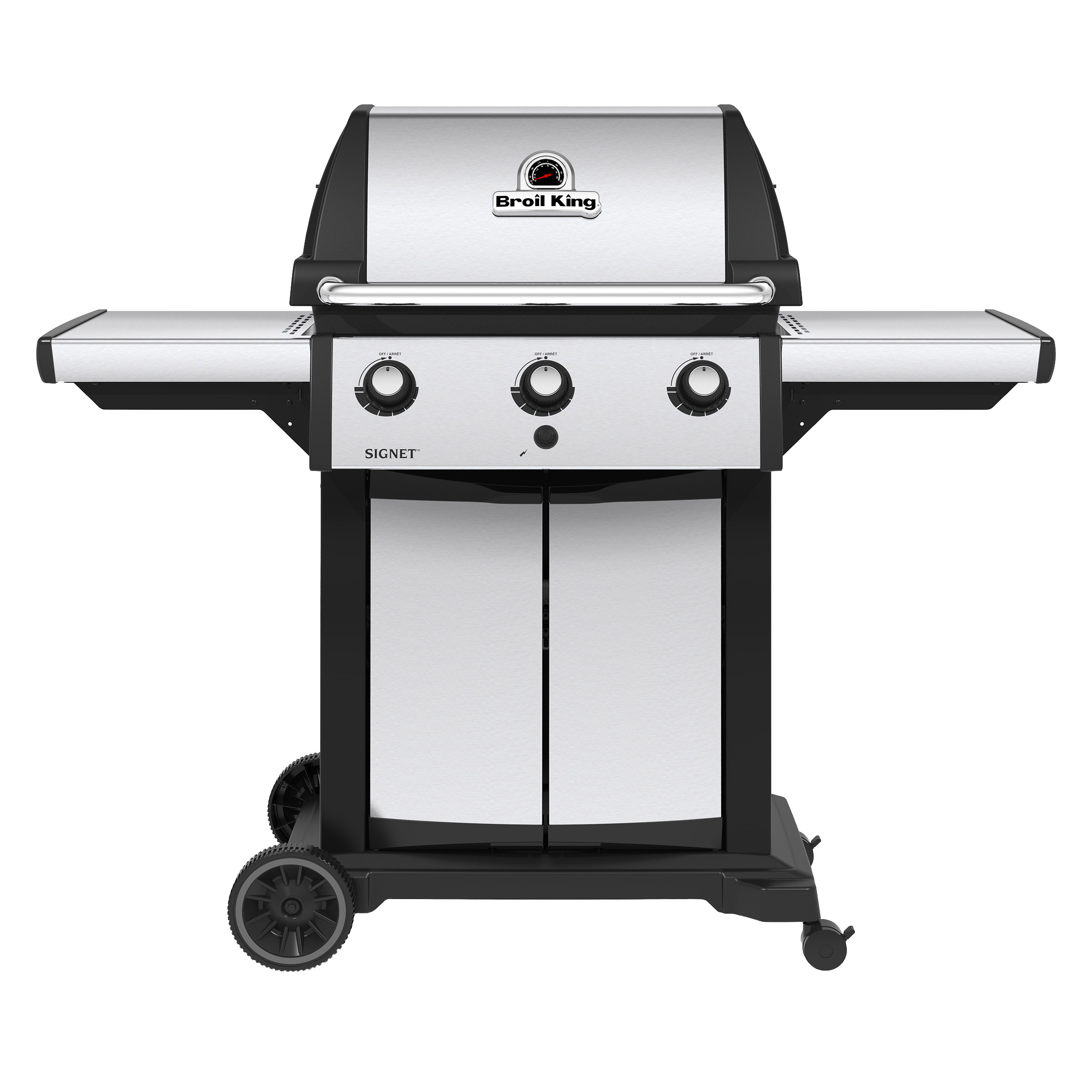 Broil King Signet 320 PRO 3 Dual - Tube Burner Natural Gas BBQ with Cover