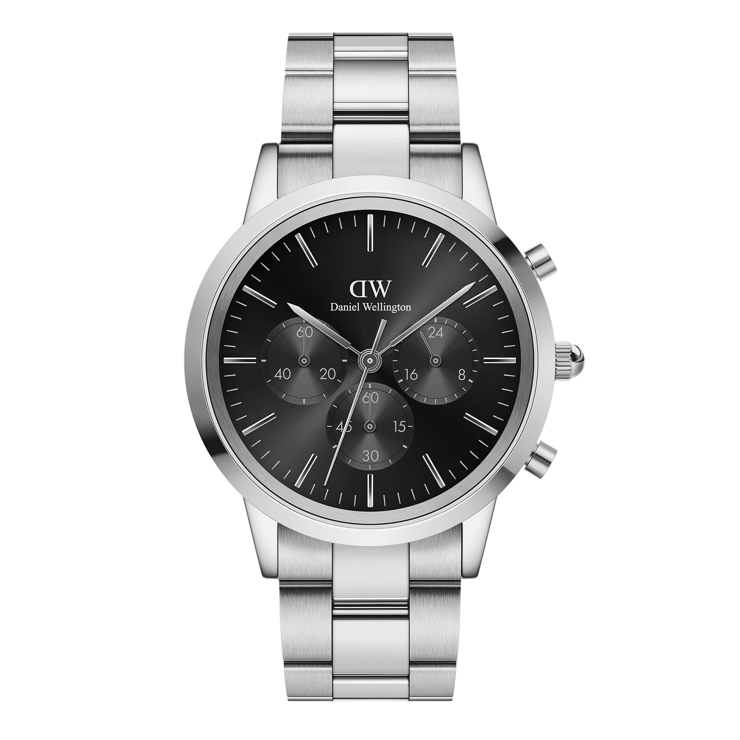 Daniel Wellington Iconic Link Onyx Black Dial Men's Watch