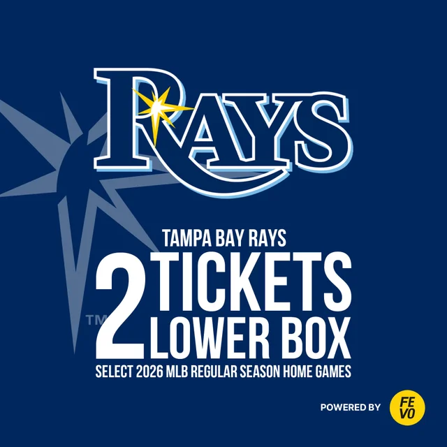 MLB Tampa Bay Rays - Two Lower Box Tickets, eVoucher
