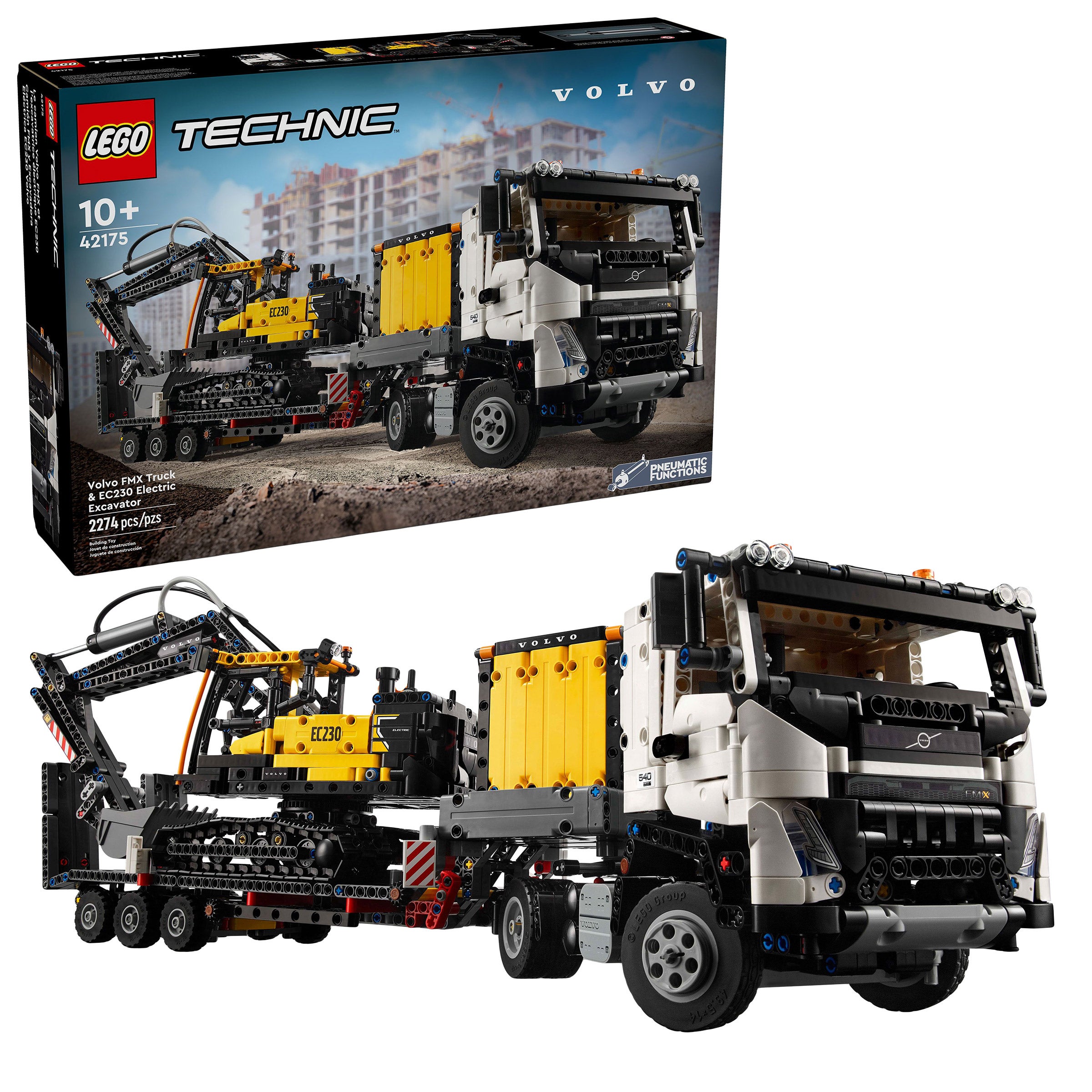 LEGO Technic Volvo FMX Truck & EC230 Electric Excavator 42175 | Costco