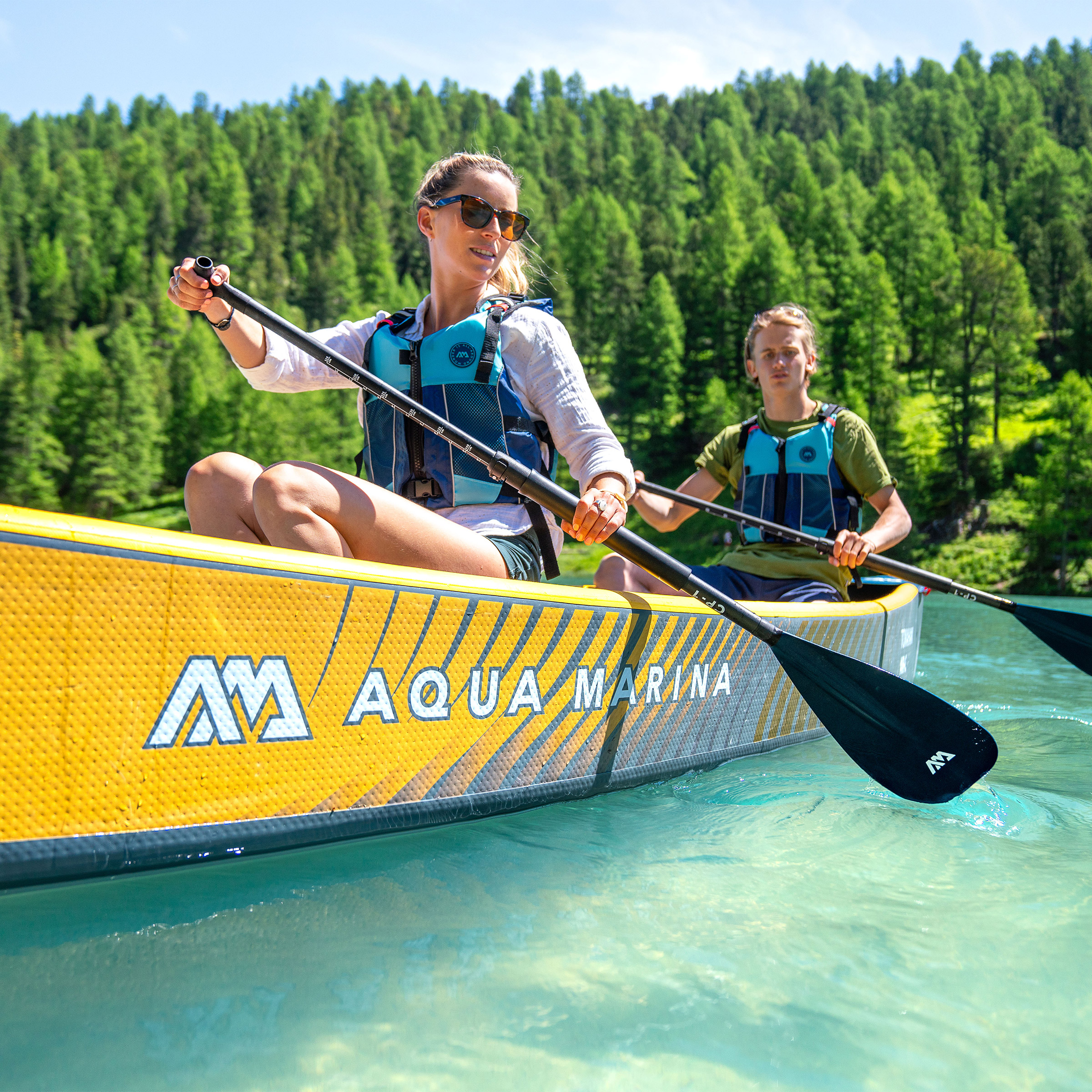 Aqua Marina Tomahawk Air-C Inflatable Canoe | Costco