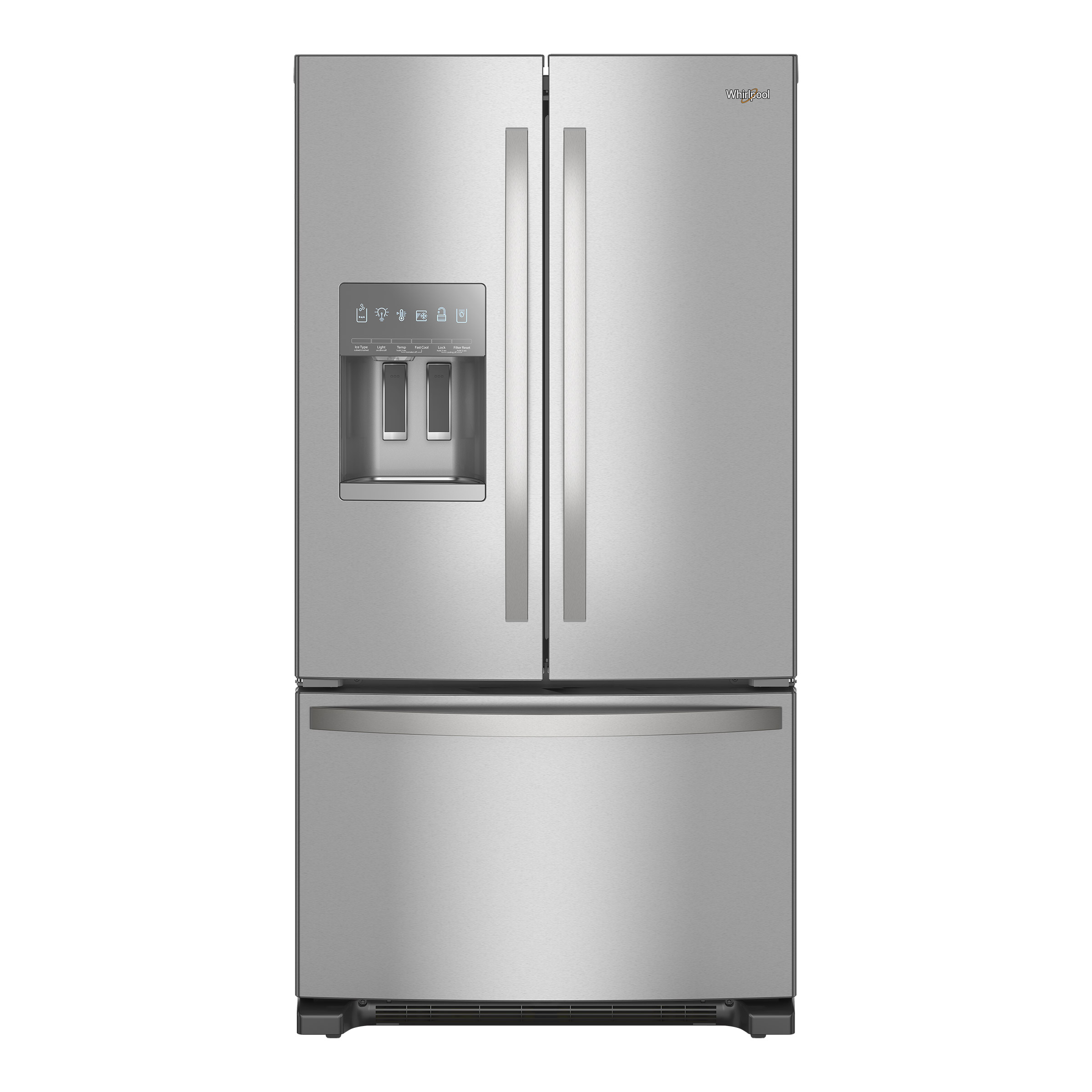Whirlpool 24.7 cu. ft. French Door Refrigerator in Fingerprint Resistant Stainless Steel