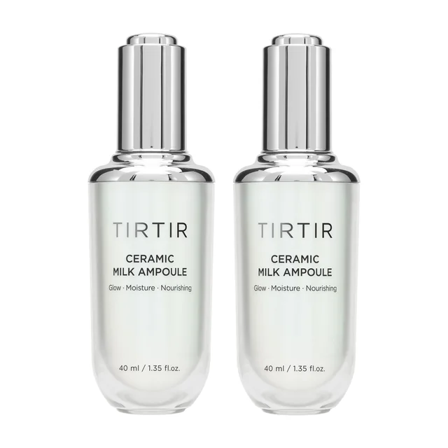 TirTir Ceramic Milk Ampoule 1.35 fl oz, 2-pack