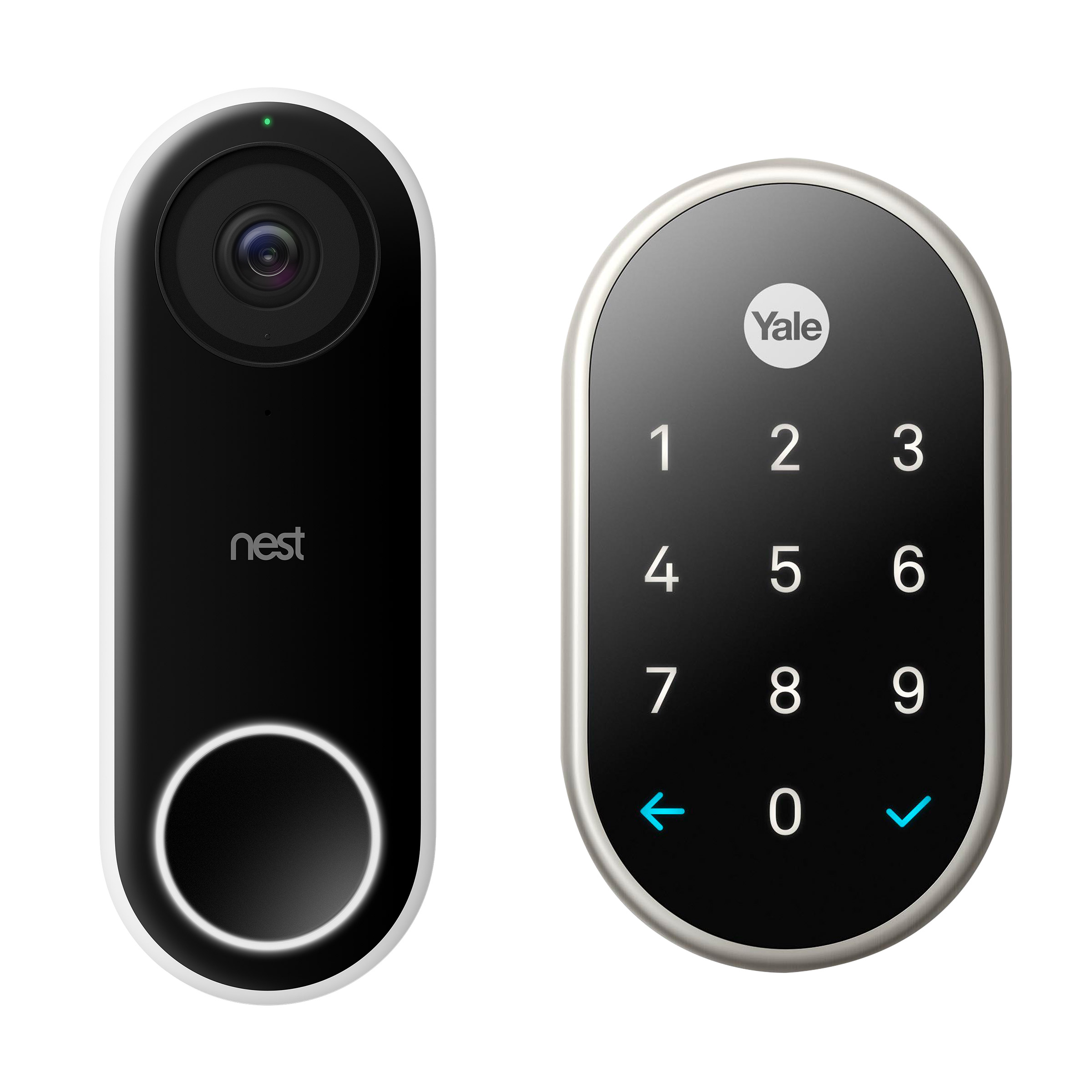 Google Nest x Yale Smart Lock and Nest Doorbell Wired Bundle