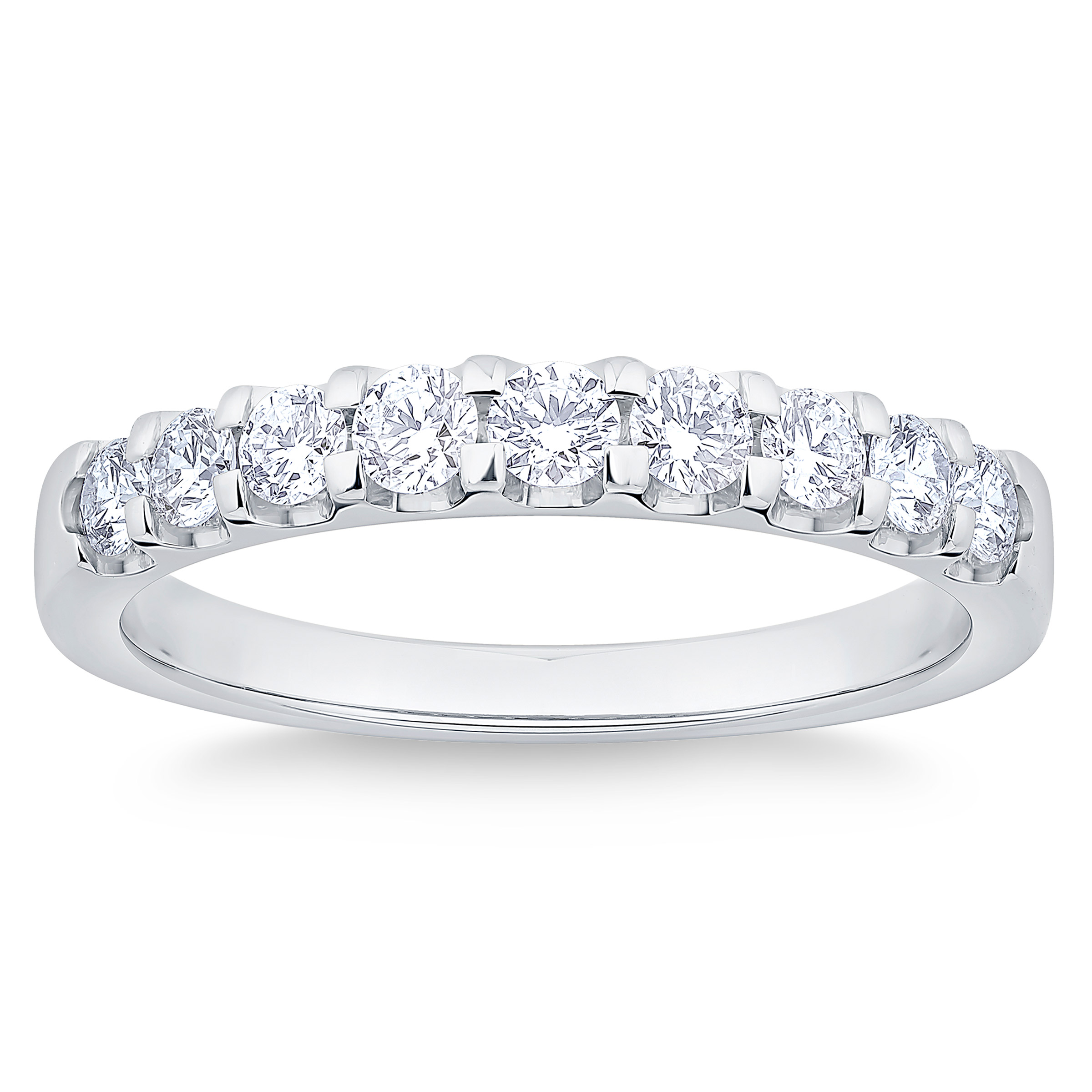 Round Brilliant Diamond Wedding Band (0.50 ctw)