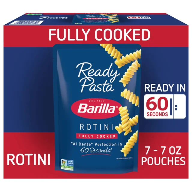BARILLA READY PASTA ROTINI 7/7 OZ POUCHES