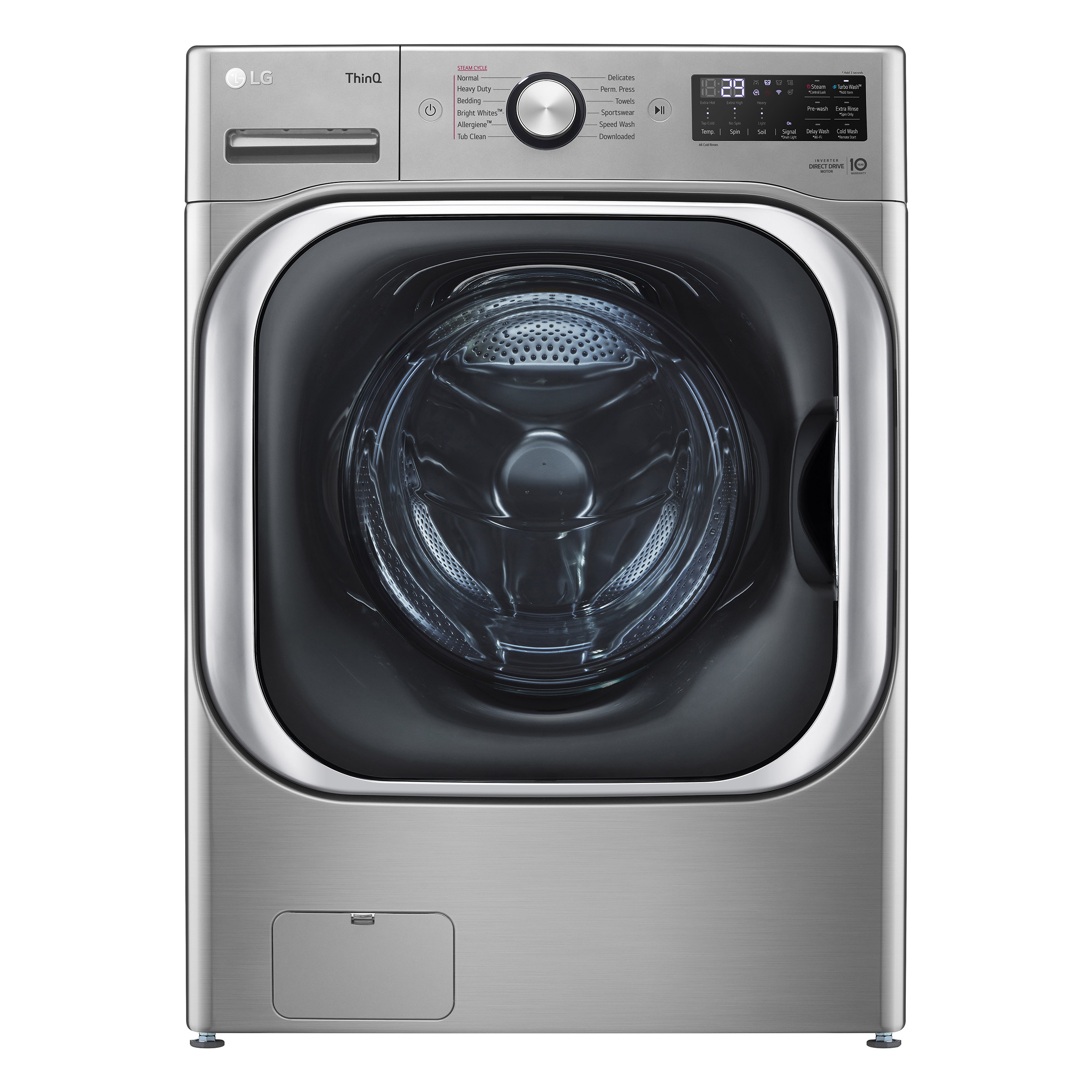 LG 5.2 cu. ft. Mega Capacity Smart Wi-Fi Enabled Front Load Washer with TurboWash and Built-In Intelligence