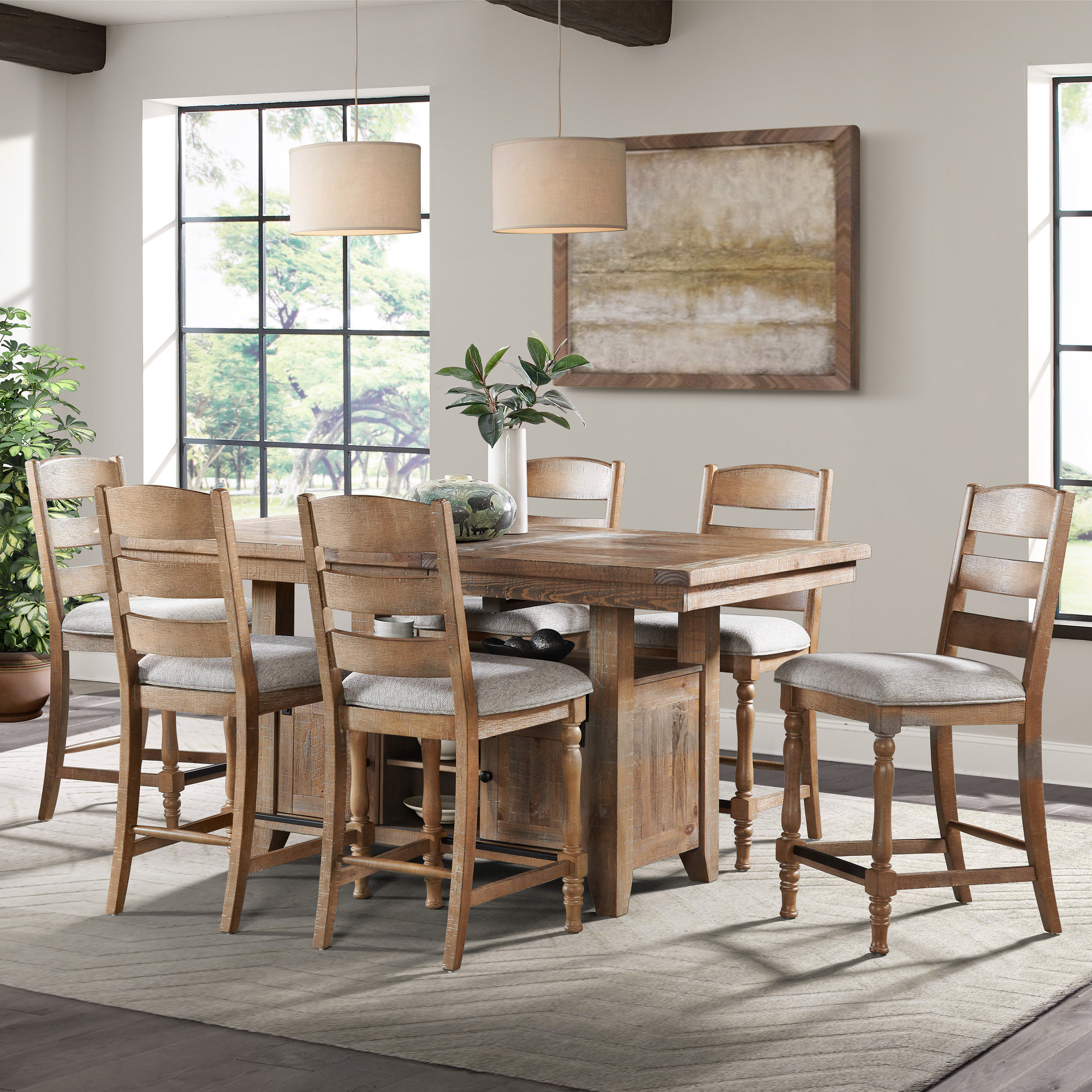 Jordan Counter Height Dining Table Set