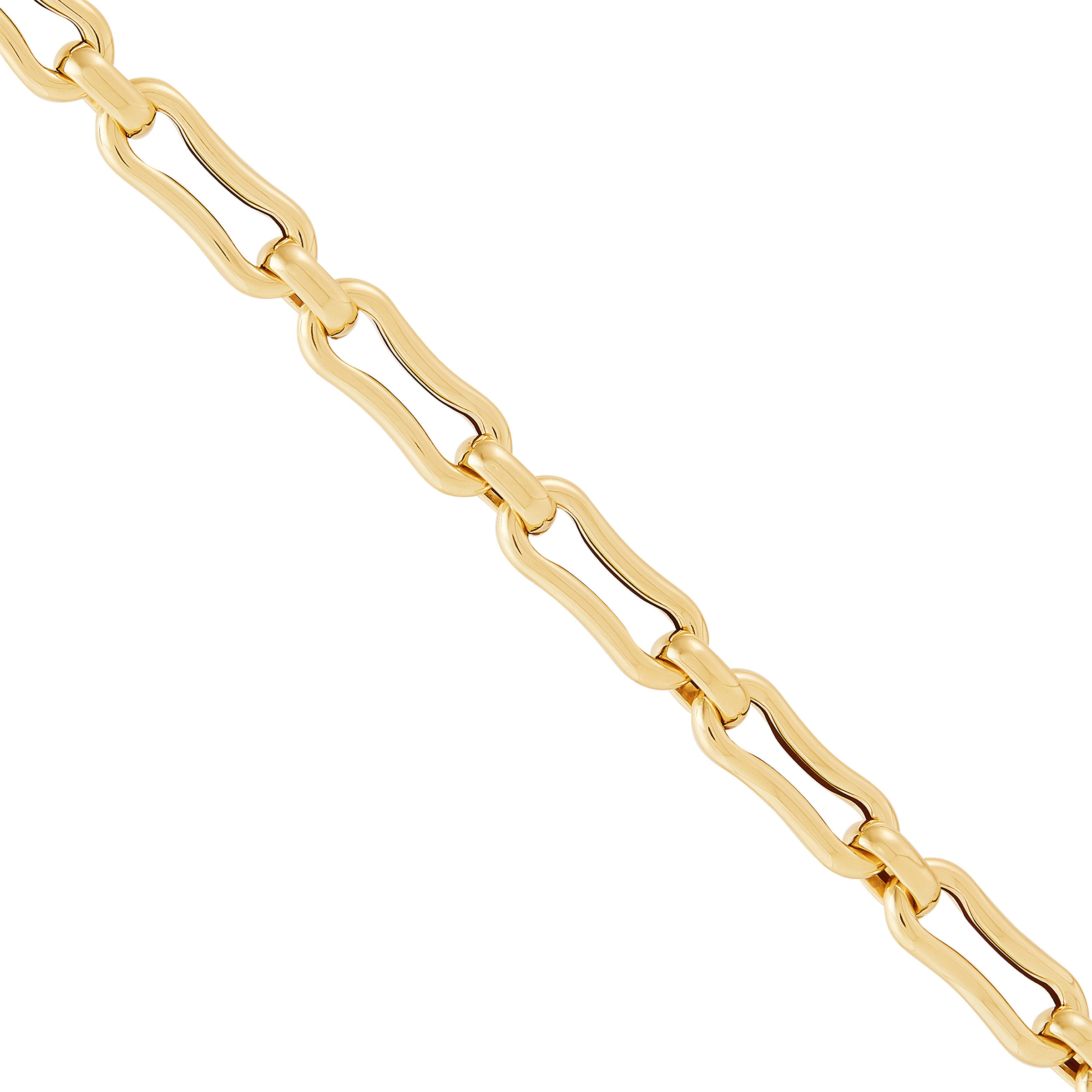 Bamboo Link Bracelet in Yellow Gold | Costco