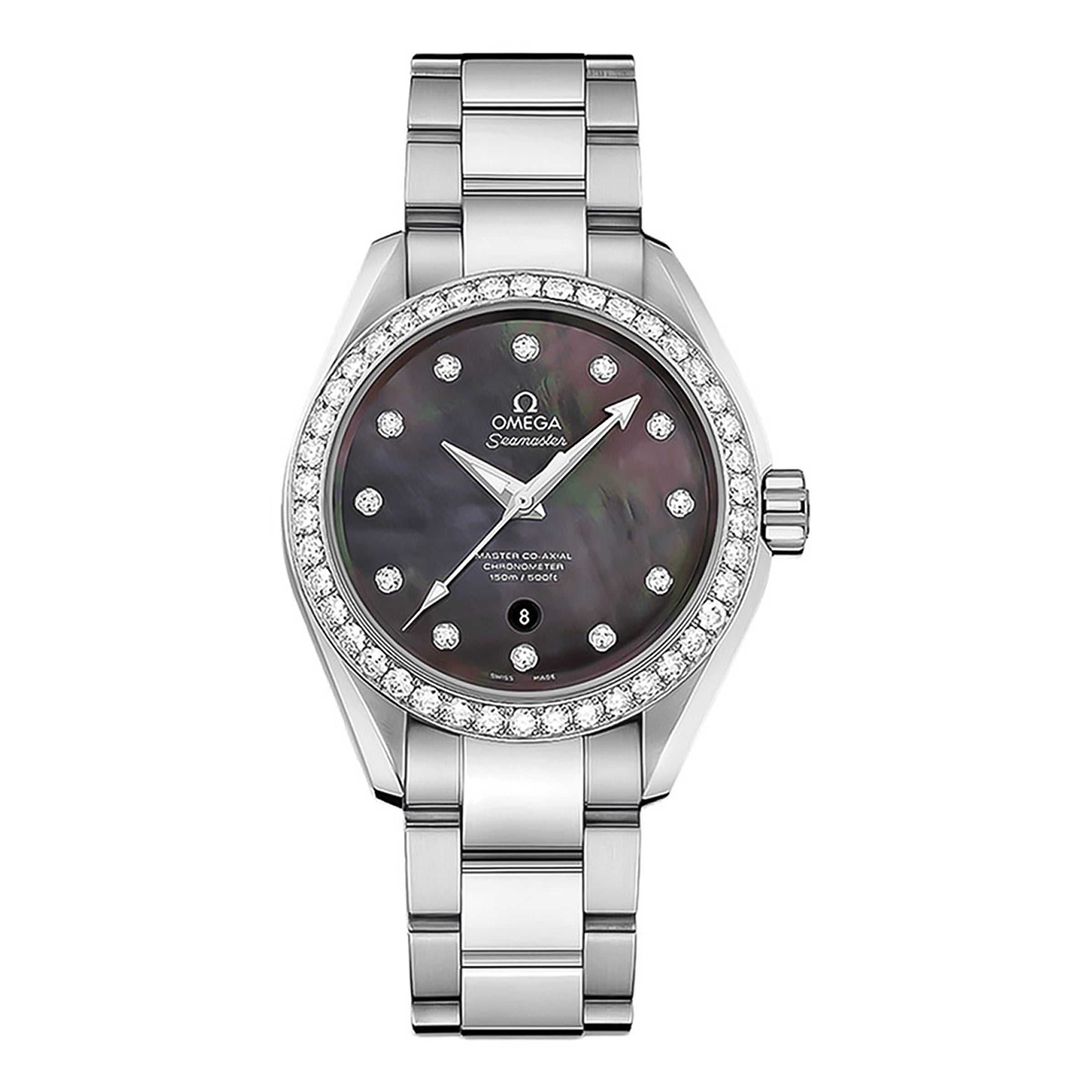 Omega Seamaster Aqua Terra Mother of Pearl Dial Stainless Steel