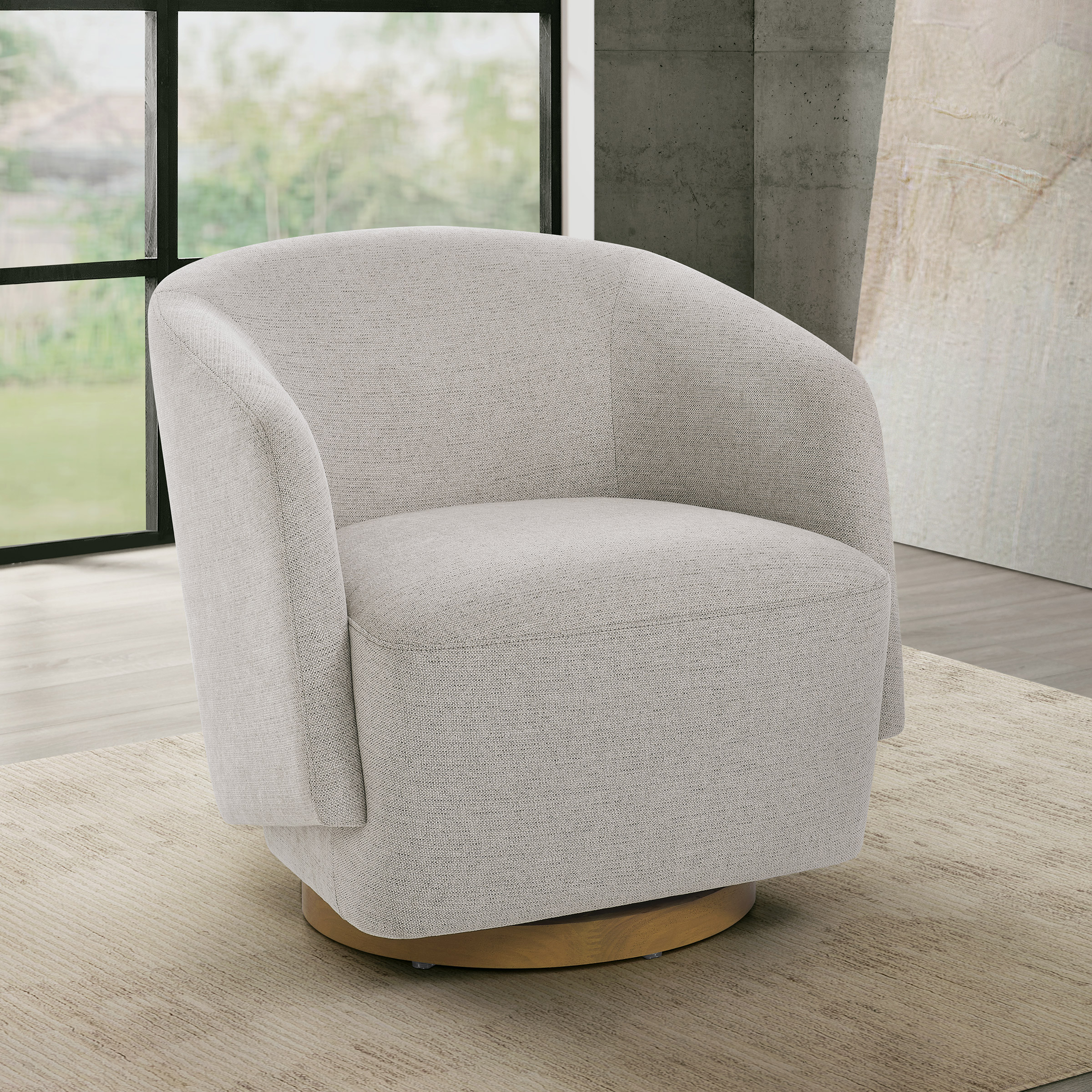 Henredon – Murphy Fabric Swivel Chair