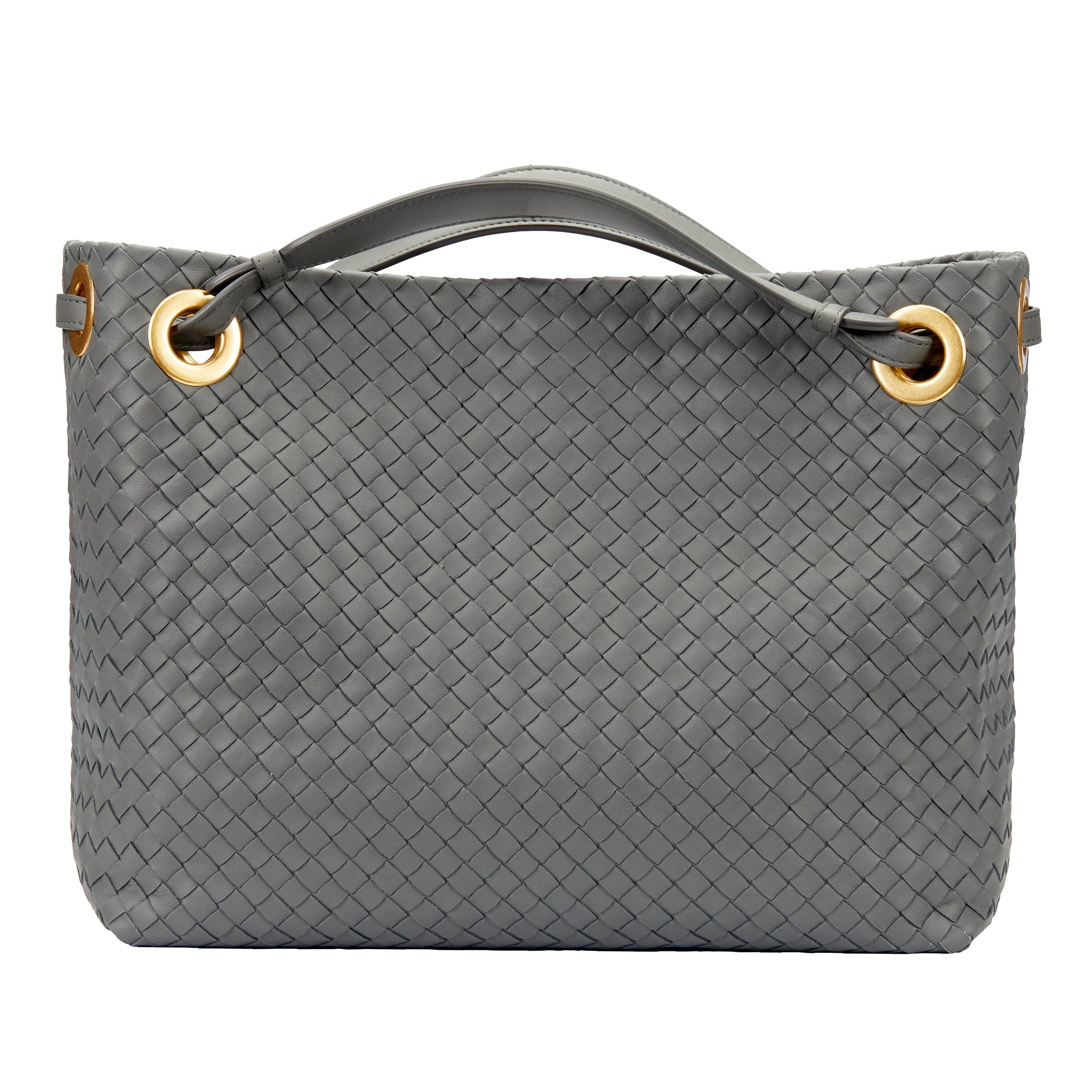Bottega Veneta Medium Shoulder Bag, Gray | Costco