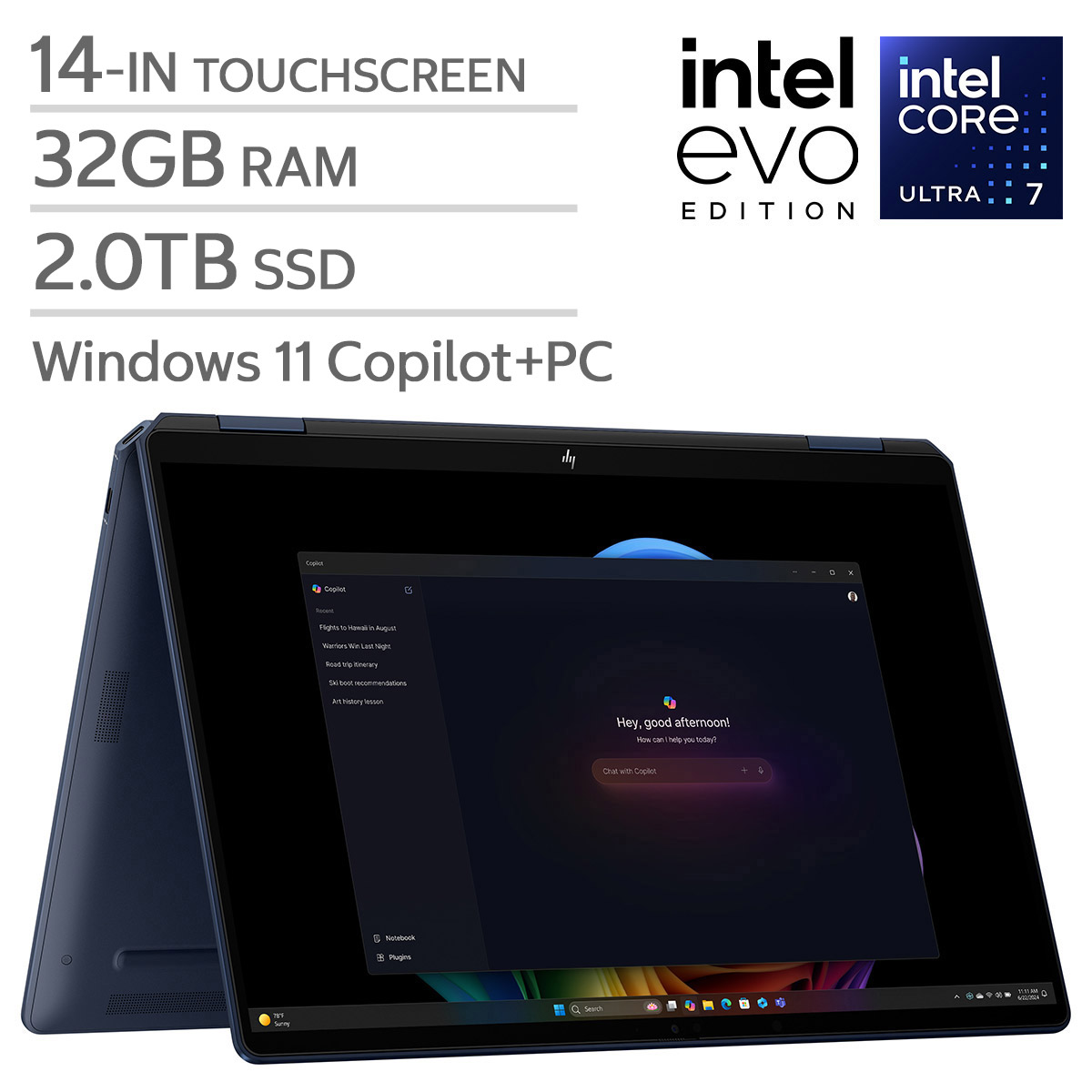 HP OmniBook Ultra Flip 2-in-1 14-in. Touchscreen Intel Evo OLED