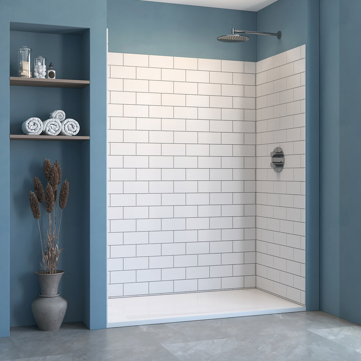 Appollo Adriana Alcove Shower Walls