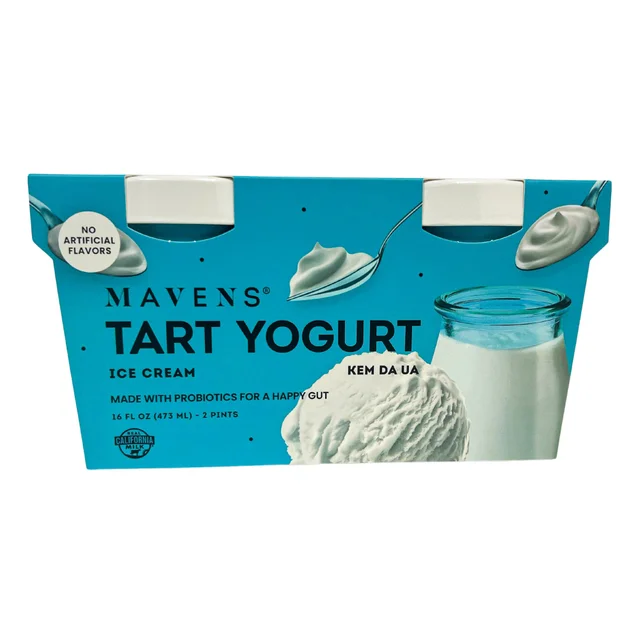 MAVEN'S CREAMERY TART YOGURT ICE CREAM 2/16 OZ