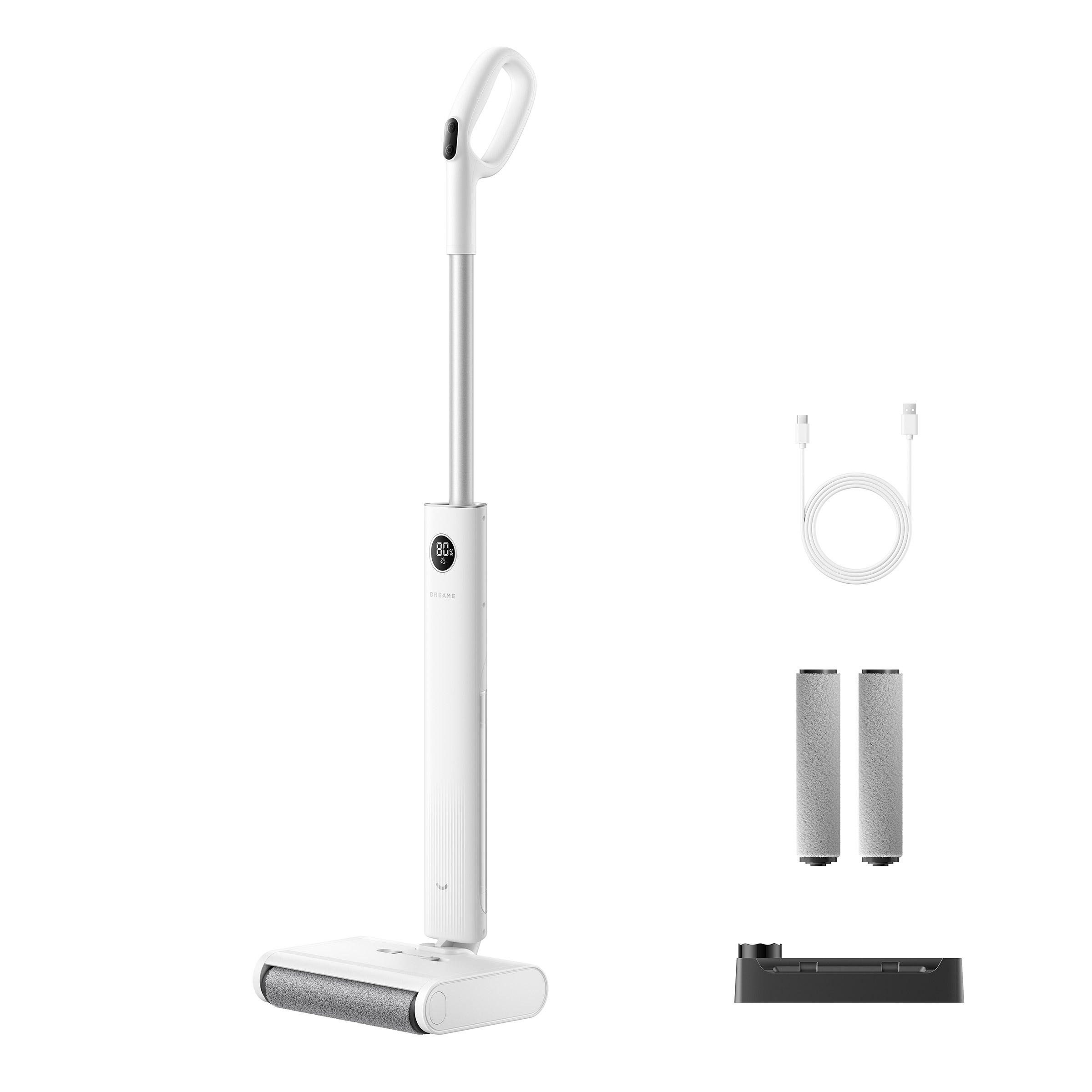 Dreame FloorX 100 Plus Cordless Floor Washer with 2 Bonus Roller Brushes