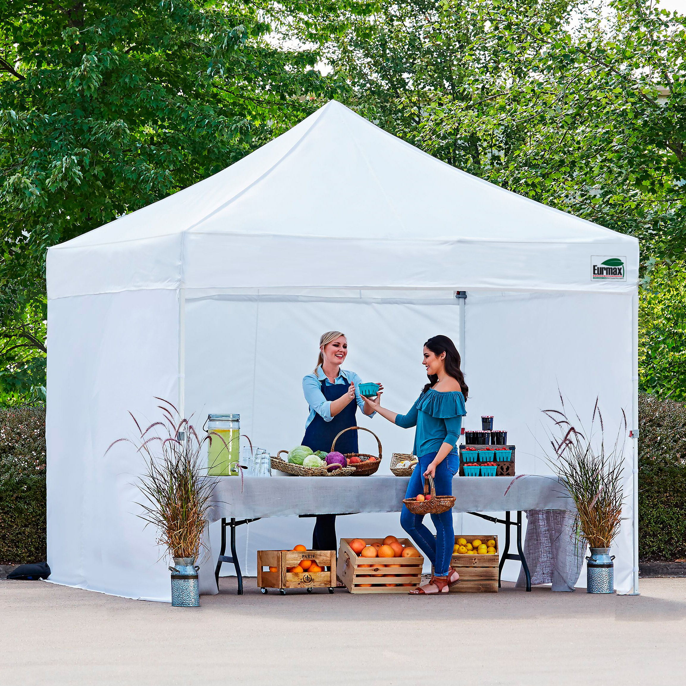 Eurmax Premium 10' x 10' Instant Canopy Tent White with
