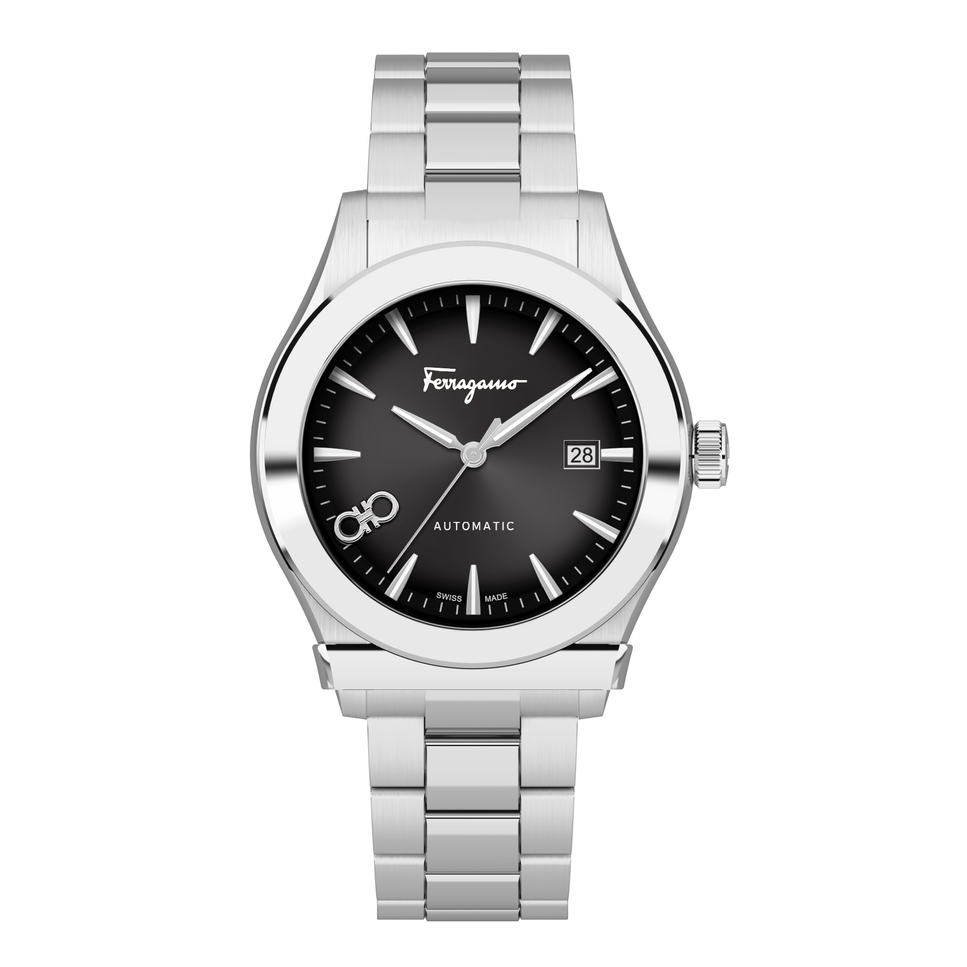 Ferragamo 1927 Automatic Black Dial Mens Watch