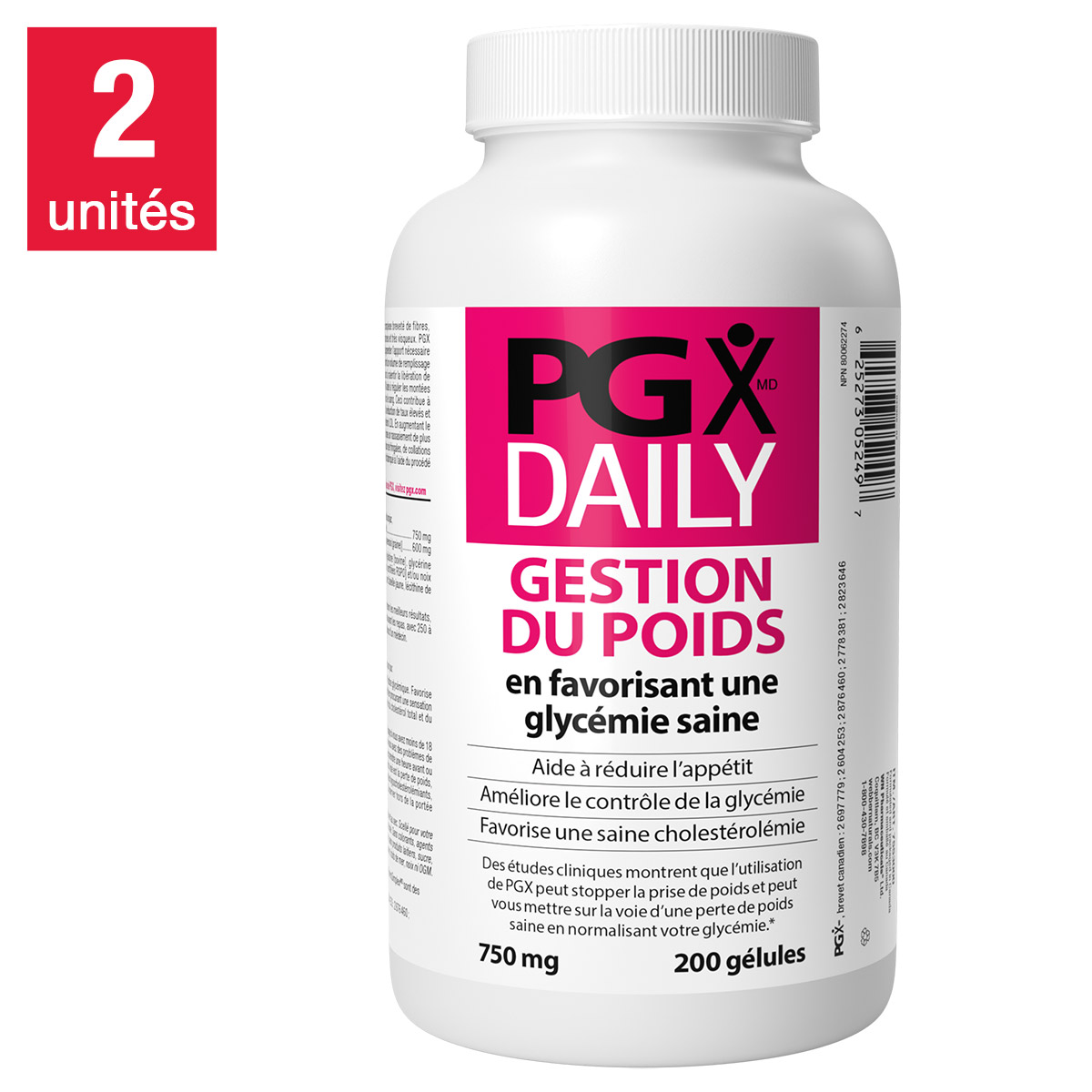 webber naturals – PGX Daily, 2 x 200 gélules