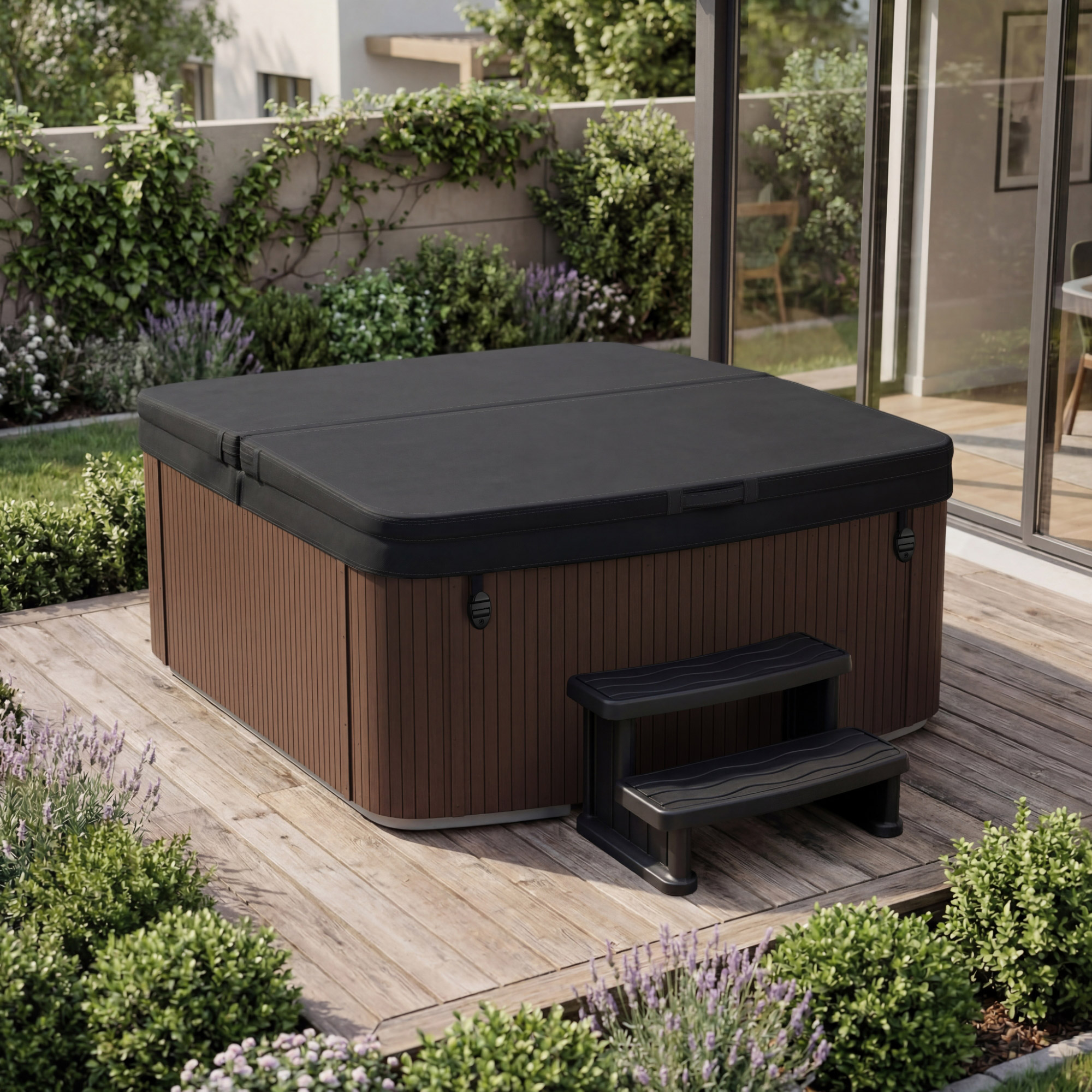 Aura ラッコ　温熱療養器 Aquaterra Spas Aryana 45-jet, 5-person Rotomolded Spa | Costco
