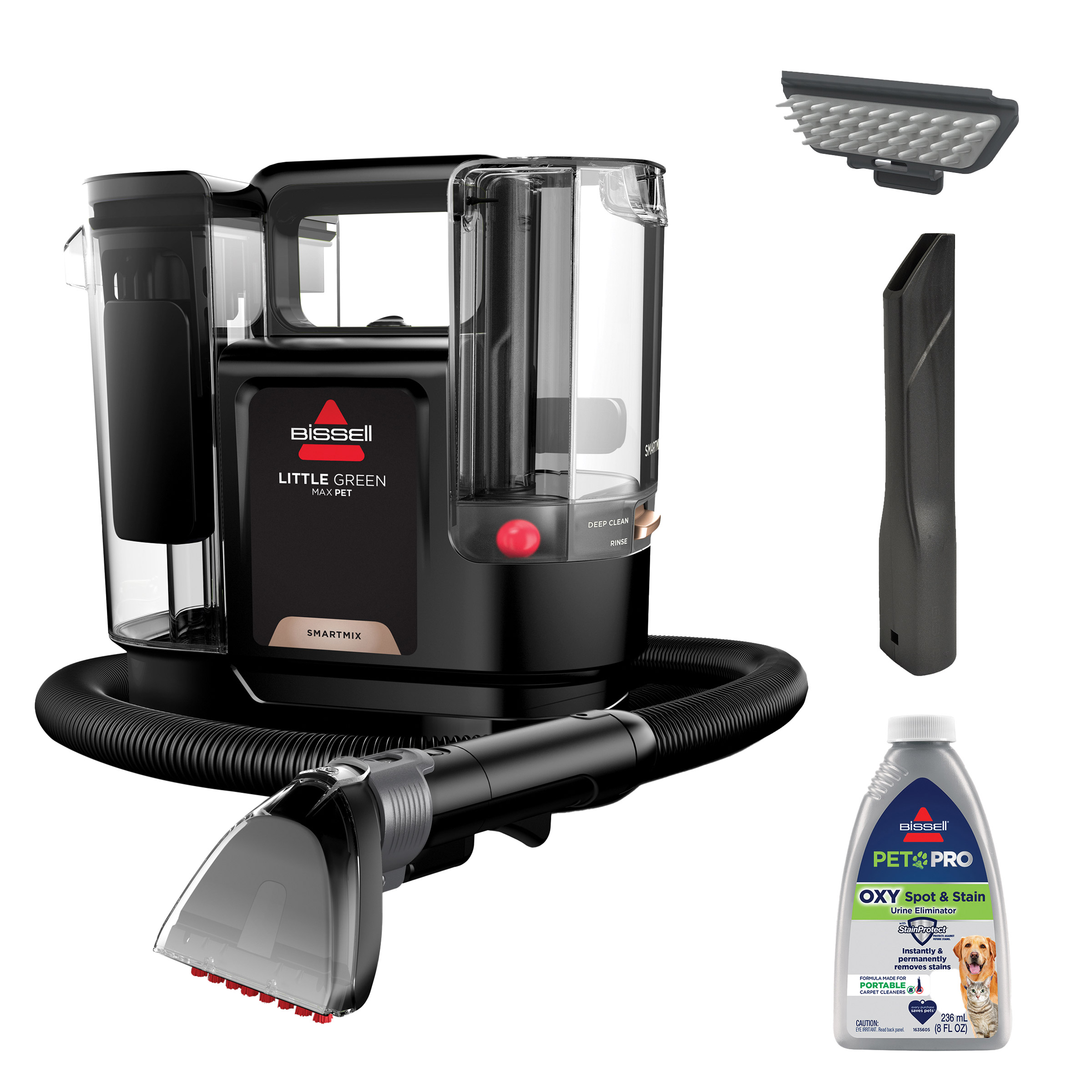 Bissell Little Green Max Pet SmartMix Portable Carpet & Upholstery Deep Cleaner