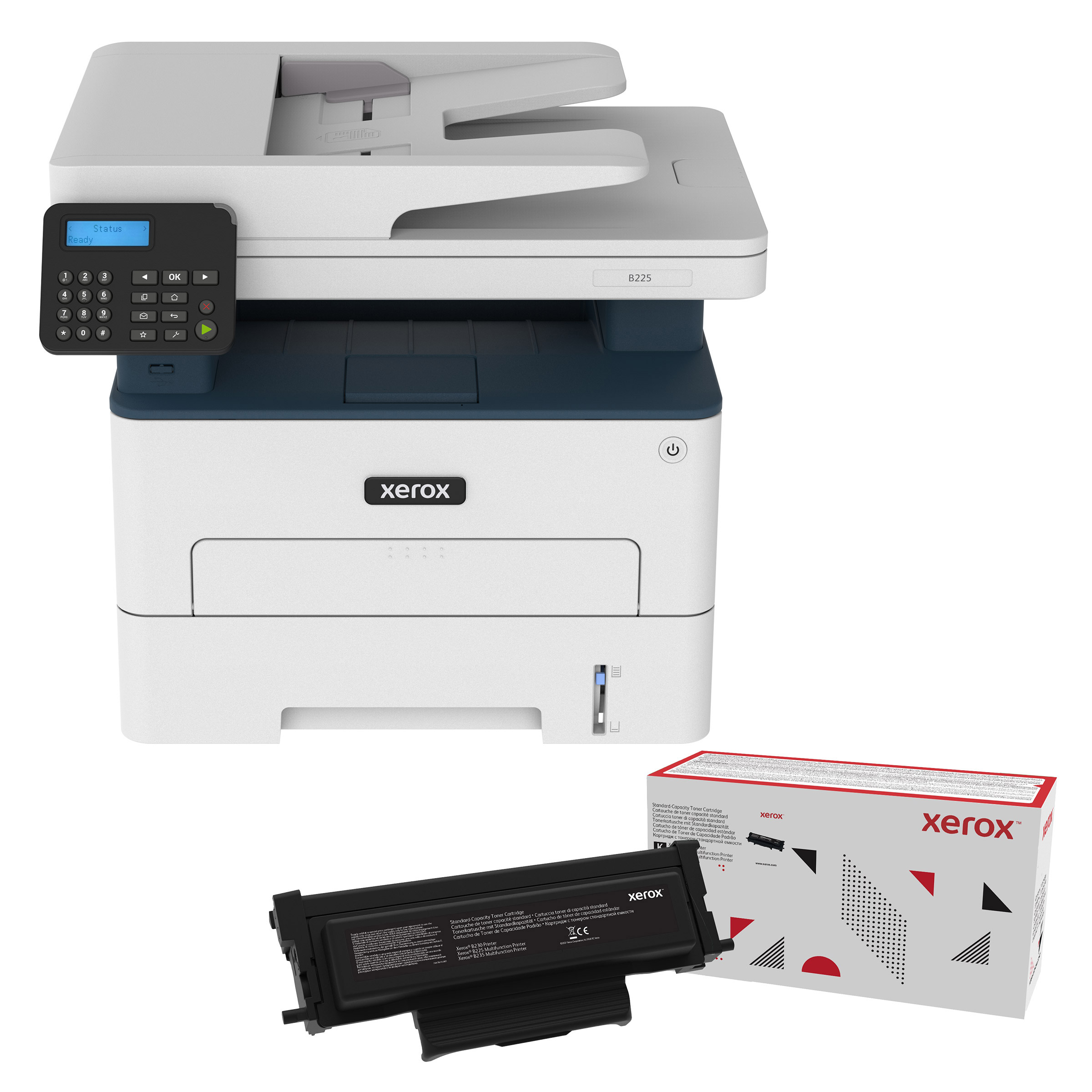 Xerox B235 Monochrome Multifunction Printer with Bonus Black Xerox Toner