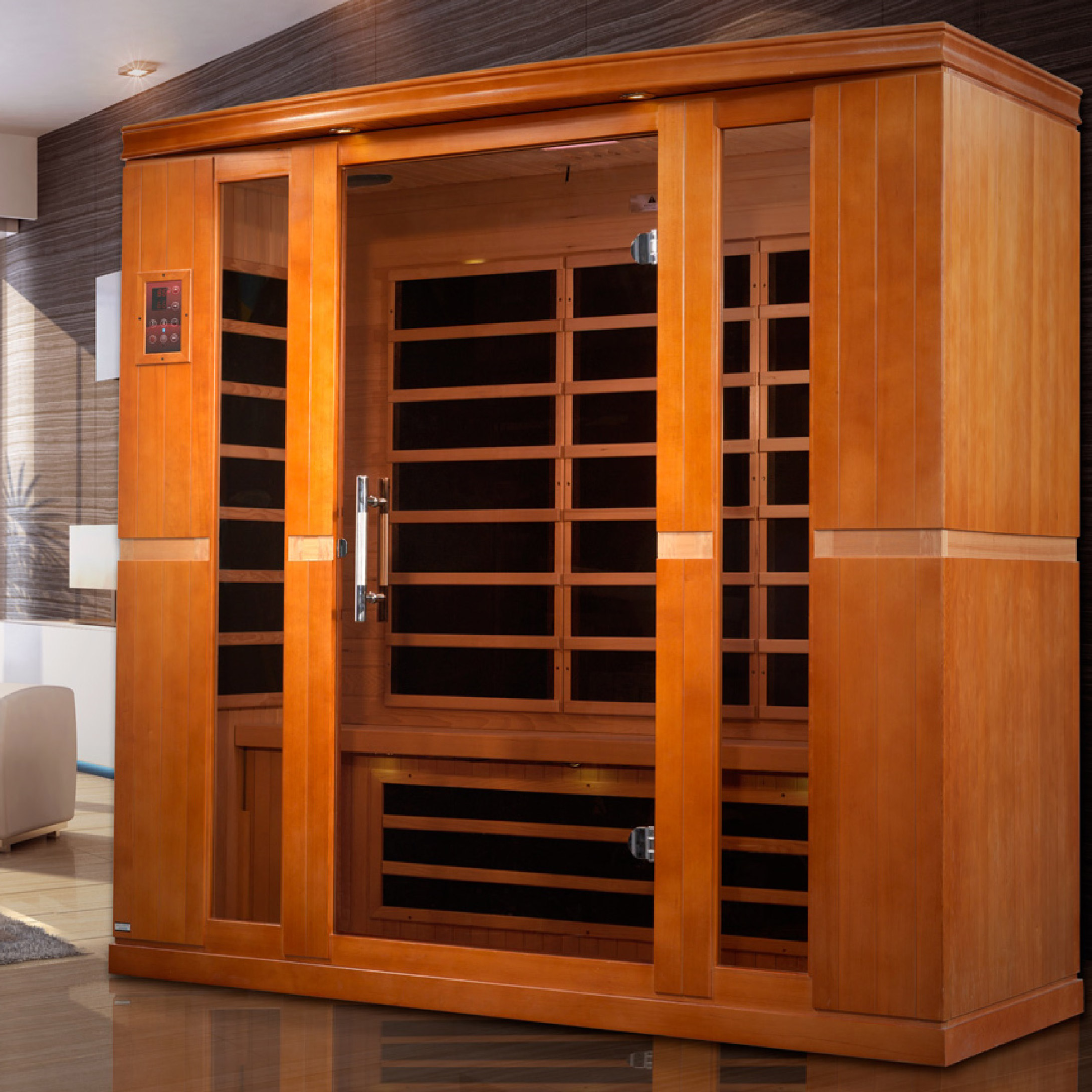 Dynamic Bergamo Elite 4-person Ultra Low EMF FAR Infrared Sauna