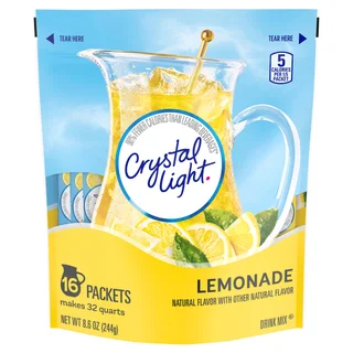 Crystal Light Drink Mix, Lemonade, 16-count