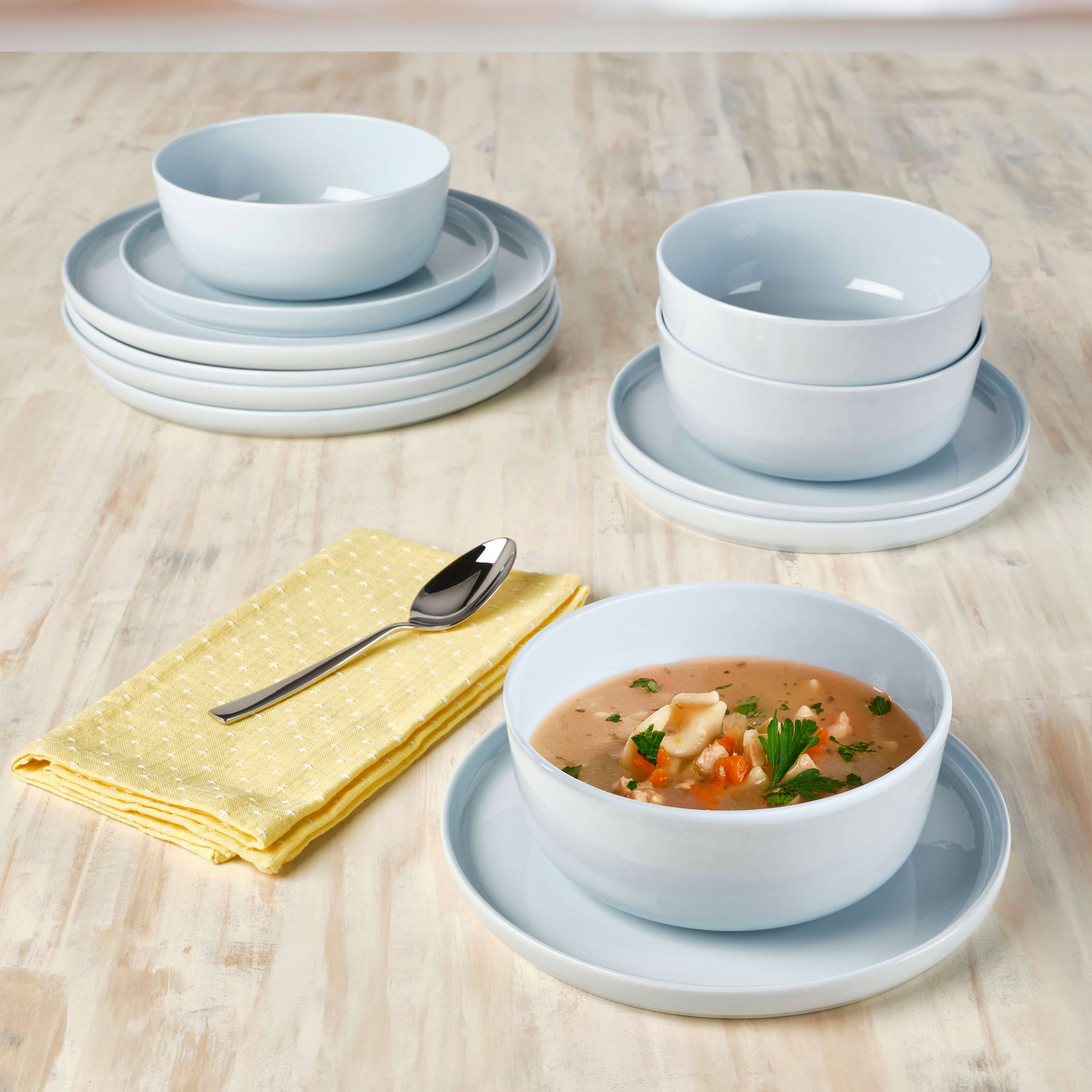 食器 kobutamana01 Mikasa Samantha 12-Piece Color Bone China Dinnerware | Costco