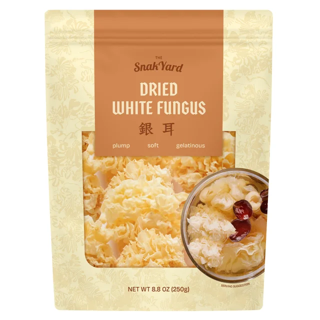 SNAK YARD DRIED WHITE FUNGUS 8.8 OUNCES