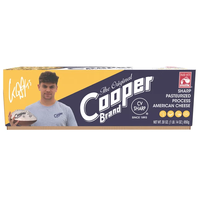 COOPER SHARP AMER CHEESE 30 OZ T17H5C12P1020