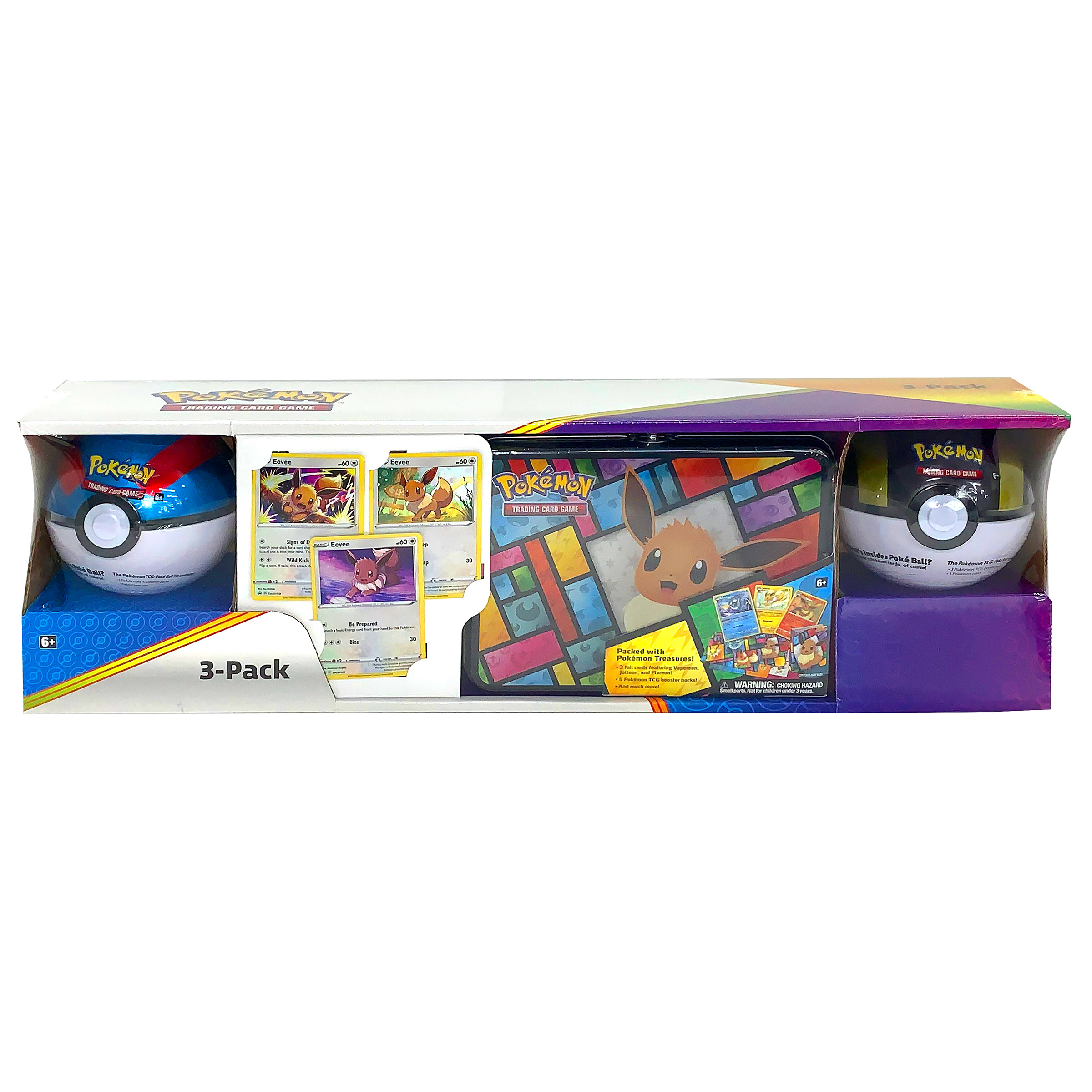Pokémon Collector's Chest + Great Ball + Ultra Ball + 3 Eevee Promo Cards