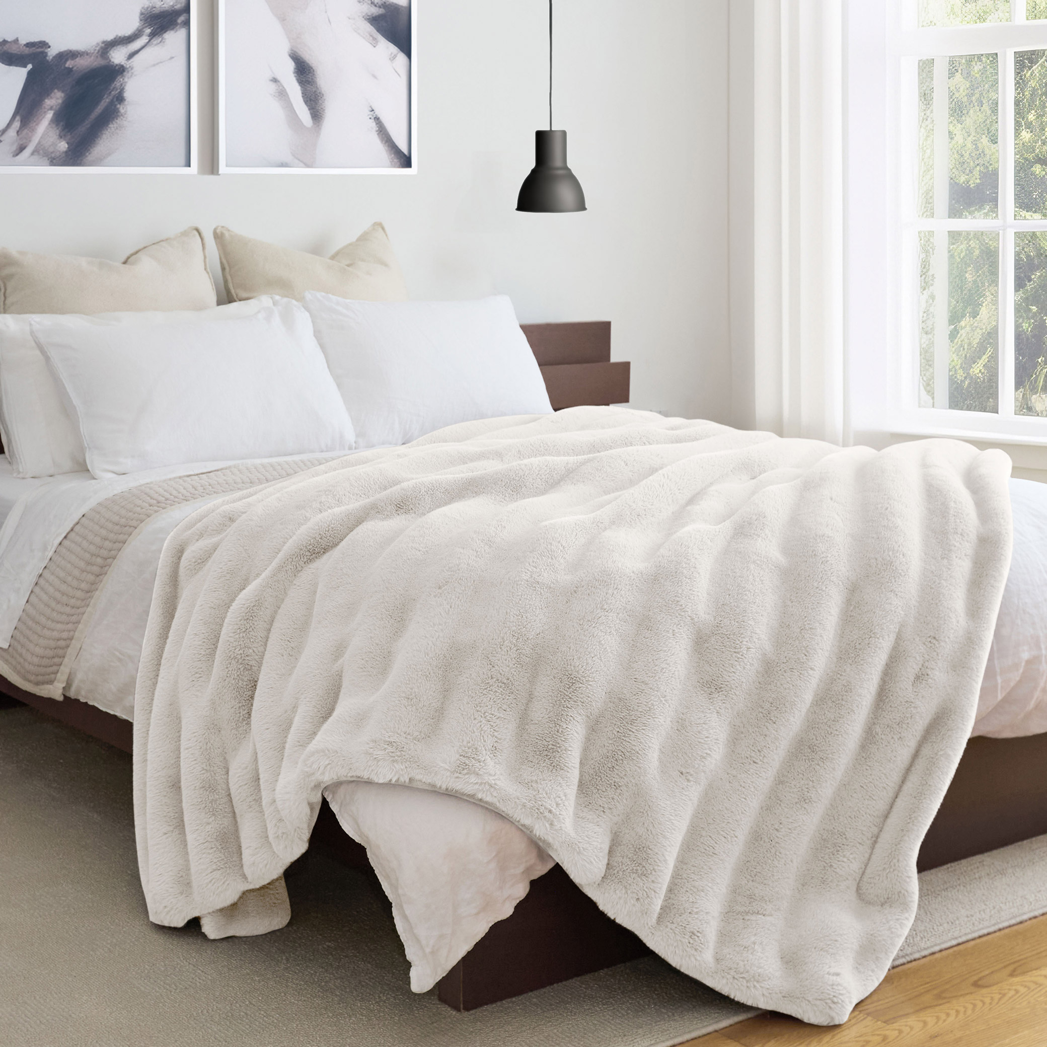 Roots Home Faux Fur Blanket