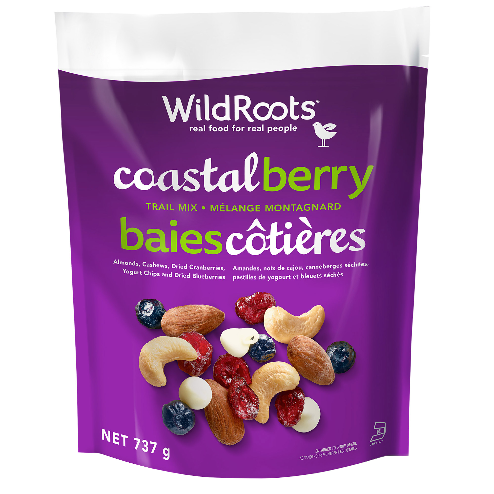 Wild Roots Coastal Berry Trail Mix, 737 g