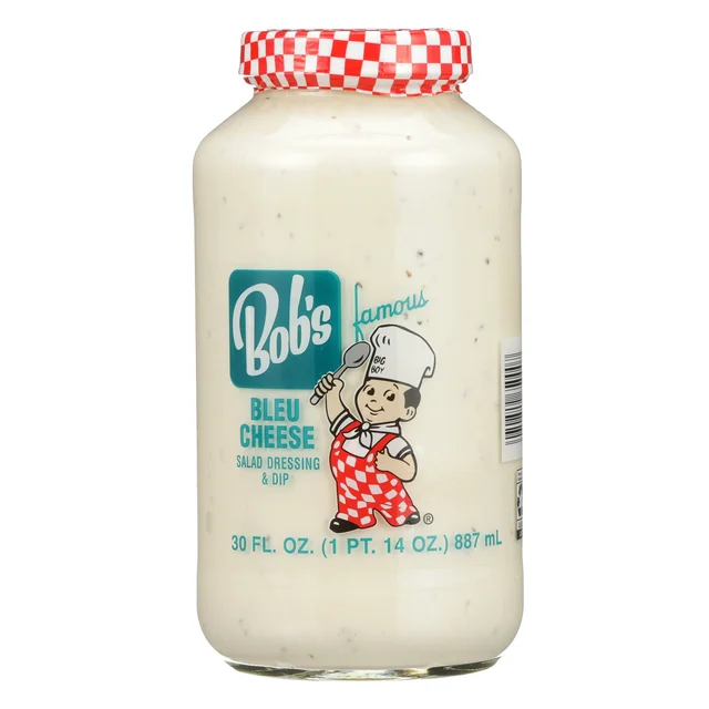 BOB'S BIG BOY BLEU CHEESE DRESSING NO MSG 30 OZ (1.88LBS)