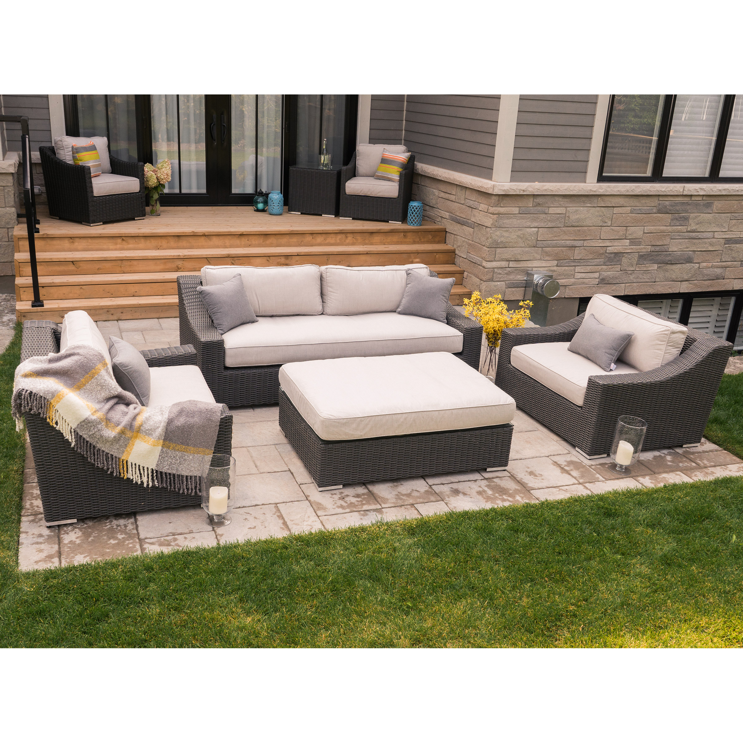 Tuscan – Salon de jardin 4 pièces