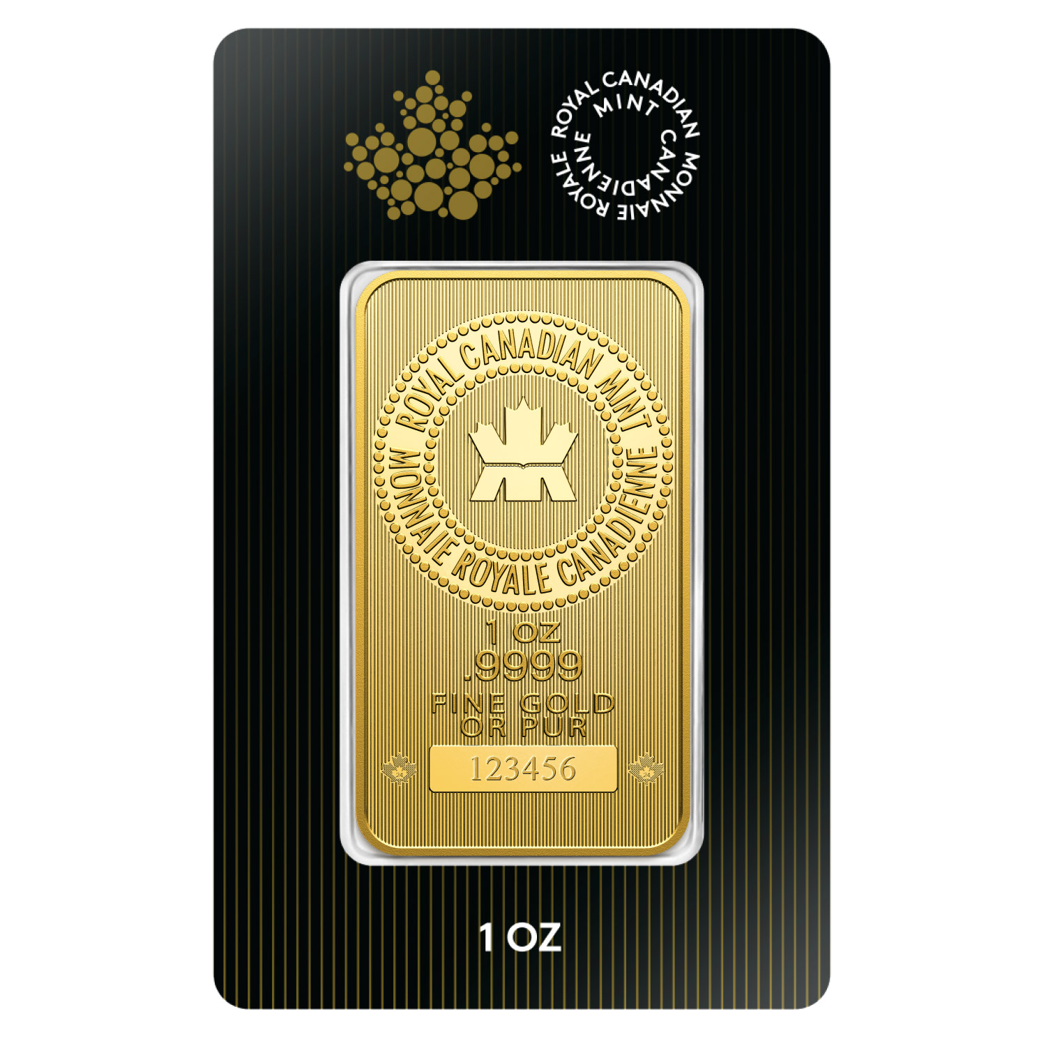 1 oz Royal Canadian Mint Gold Bar (New in Assay)