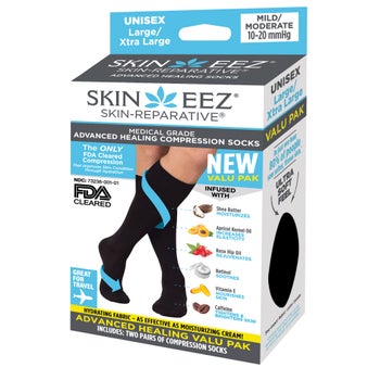 Skineez Medical Grade Advanced Healing Compression Socks, 2 Skineez Medical Grade Advanced Healing Compression Socks, 2