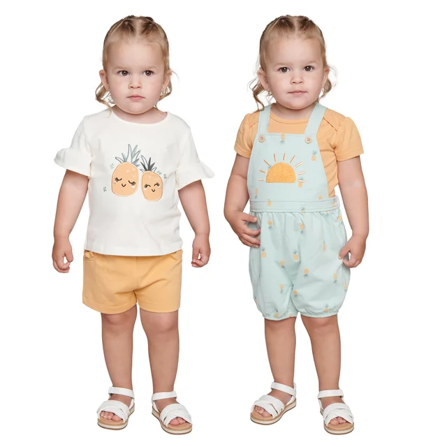 PEKKLE BABY 4PC OVERALL SET