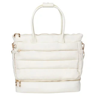 iPack Puffy Tote Bag, Cream