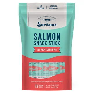 SURFSNAX SALMON STICK 12CT/1 OUNCES EA