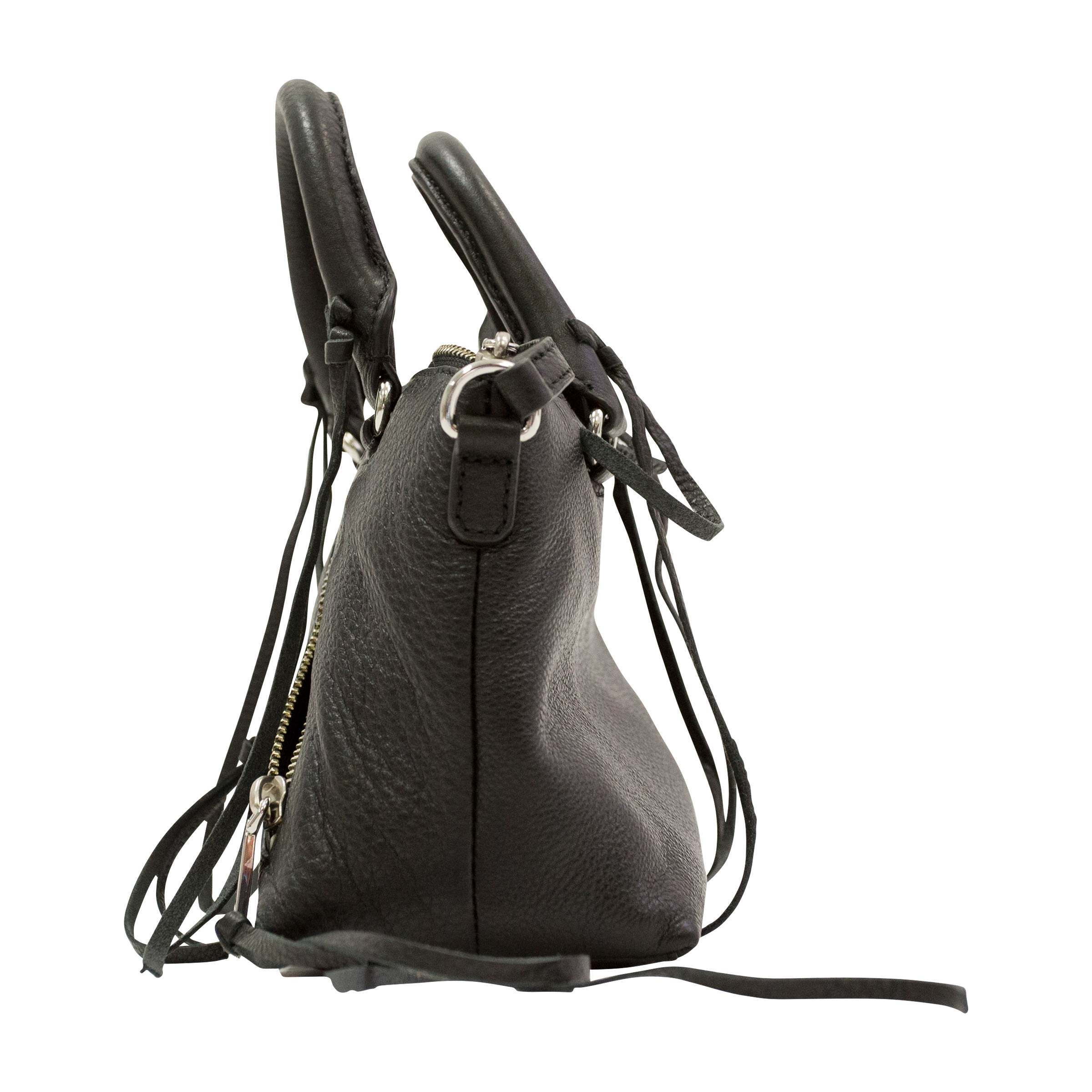 ミッコ Rebecca Minkoff Micro Moto Satchel, Black | Costco